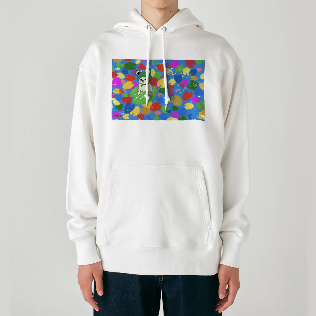 ナミノコ雑貨店のフレブルカエル Heavyweight Hoodie