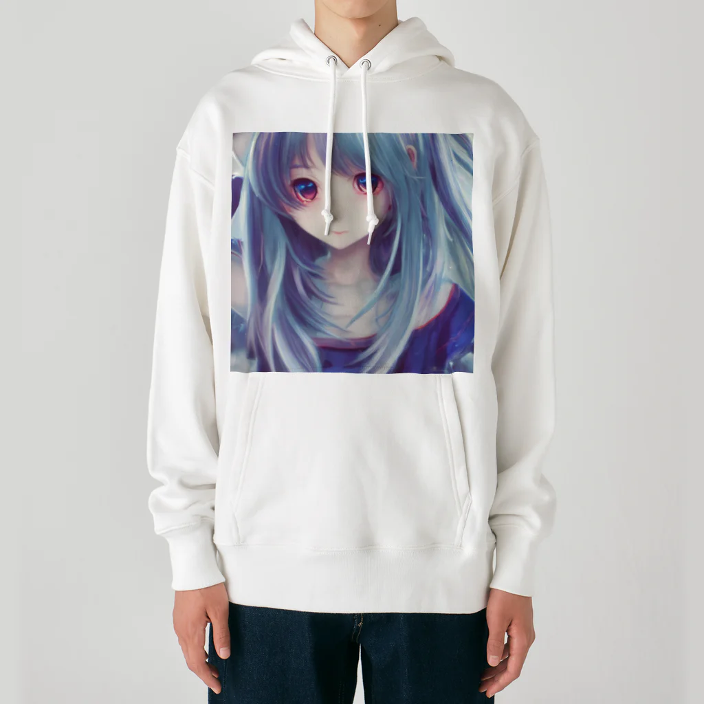 masu7747の充血の少女 Heavyweight Hoodie