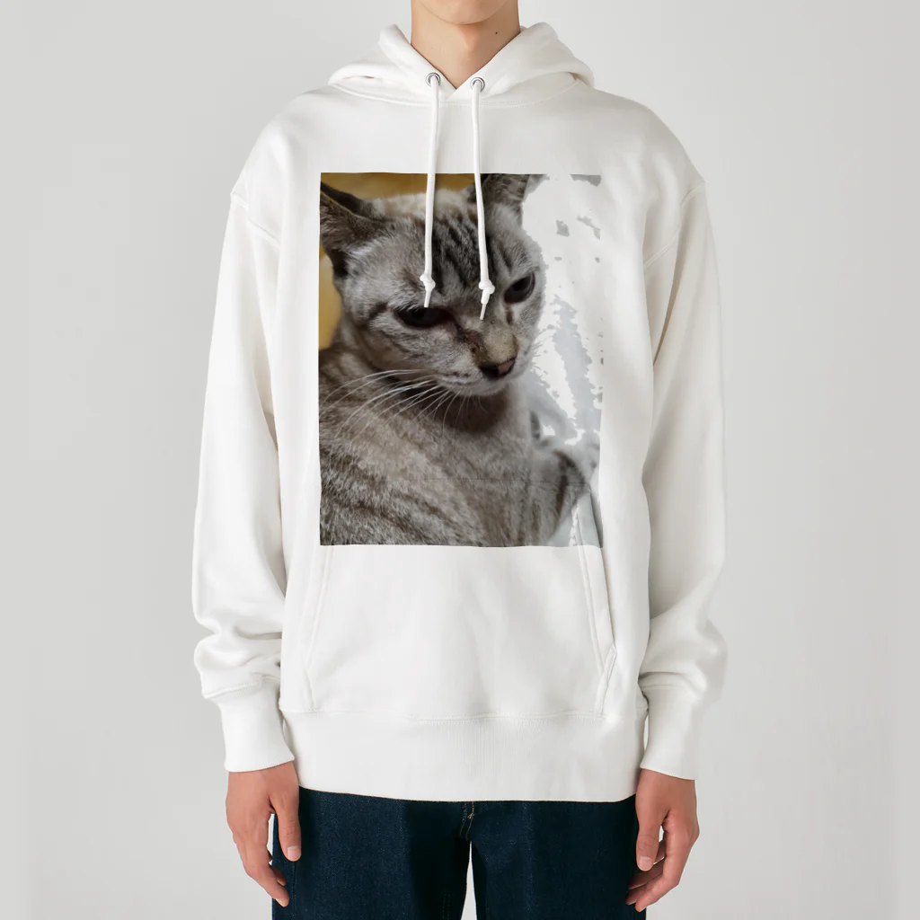 ねこの森でお散歩のさあ、モフりなさいよ。 Heavyweight Hoodie