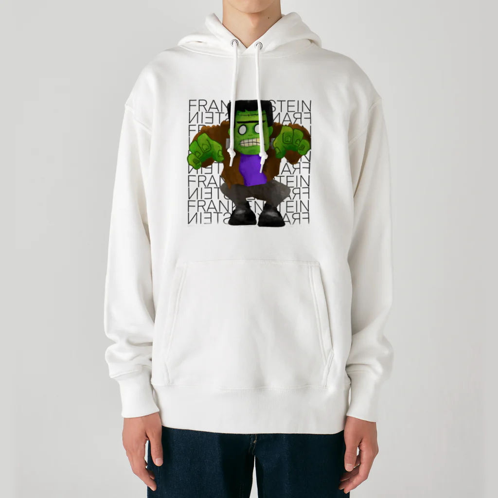 Hey! Kids KidsのHalloween Frankenstein Liam Fitzpatrick  Heavyweight Hoodie