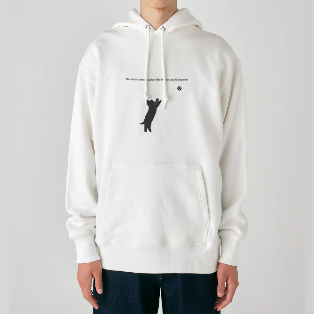 kiki25のバスケットボール選手(黒ねこ) 1 Heavyweight Hoodie