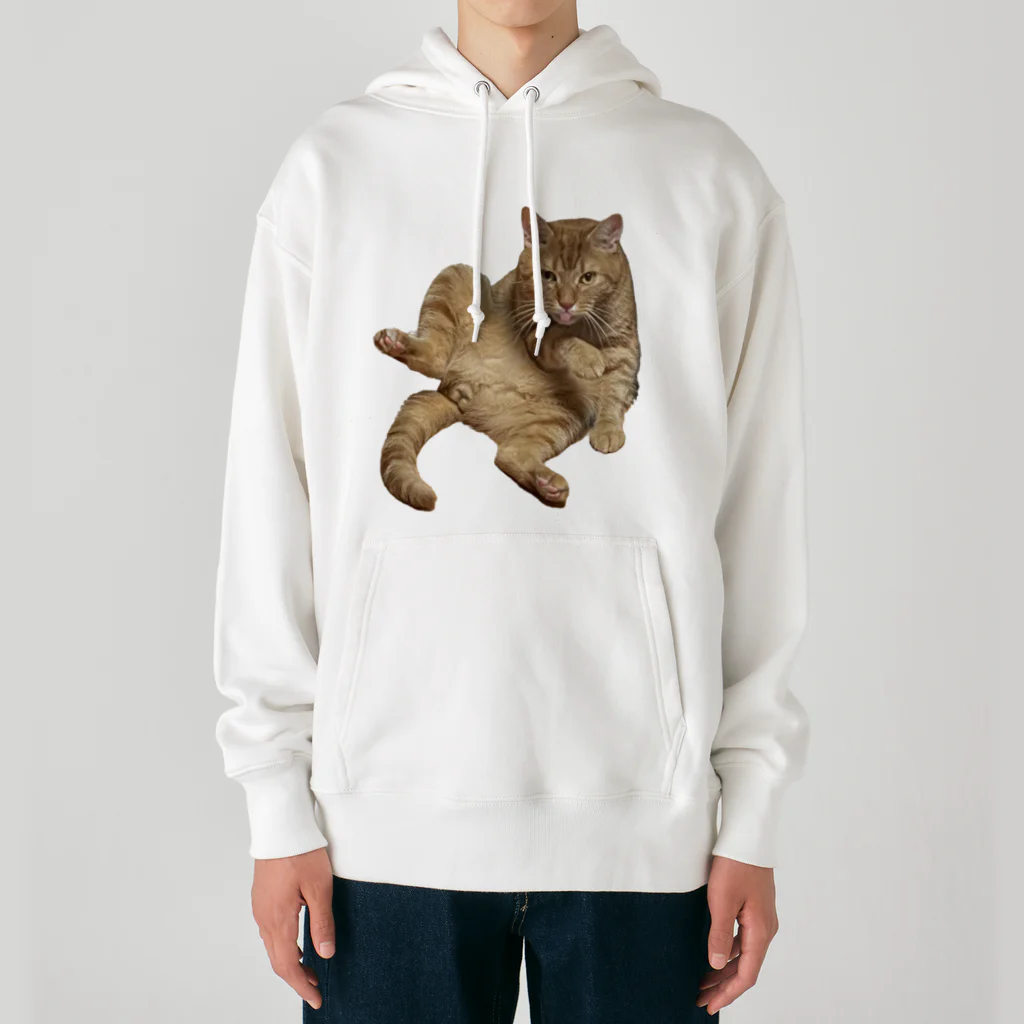 茶太郎🐱とモンブランの茶太郎のヤベッ！シリーズ Heavyweight Hoodie