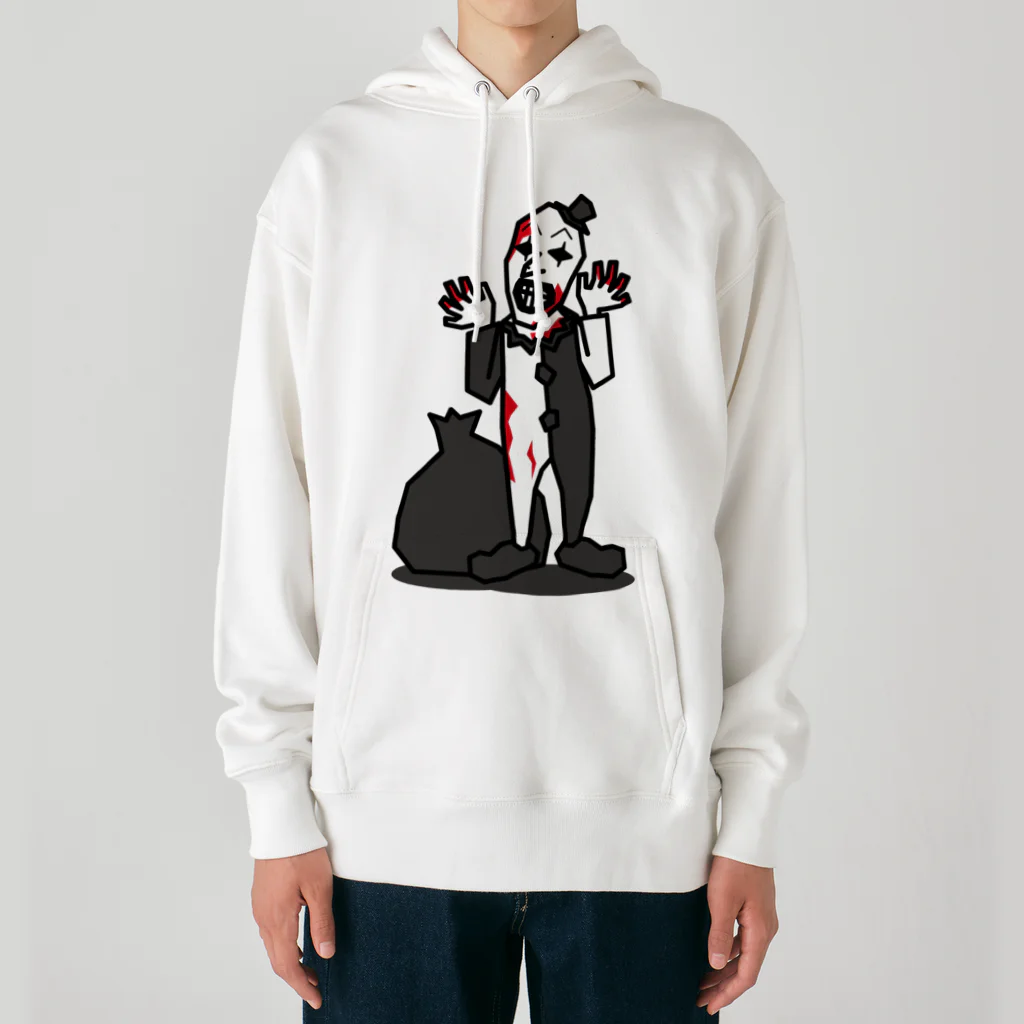 マルベリーデザインのコワかわピエロ Heavyweight Hoodie