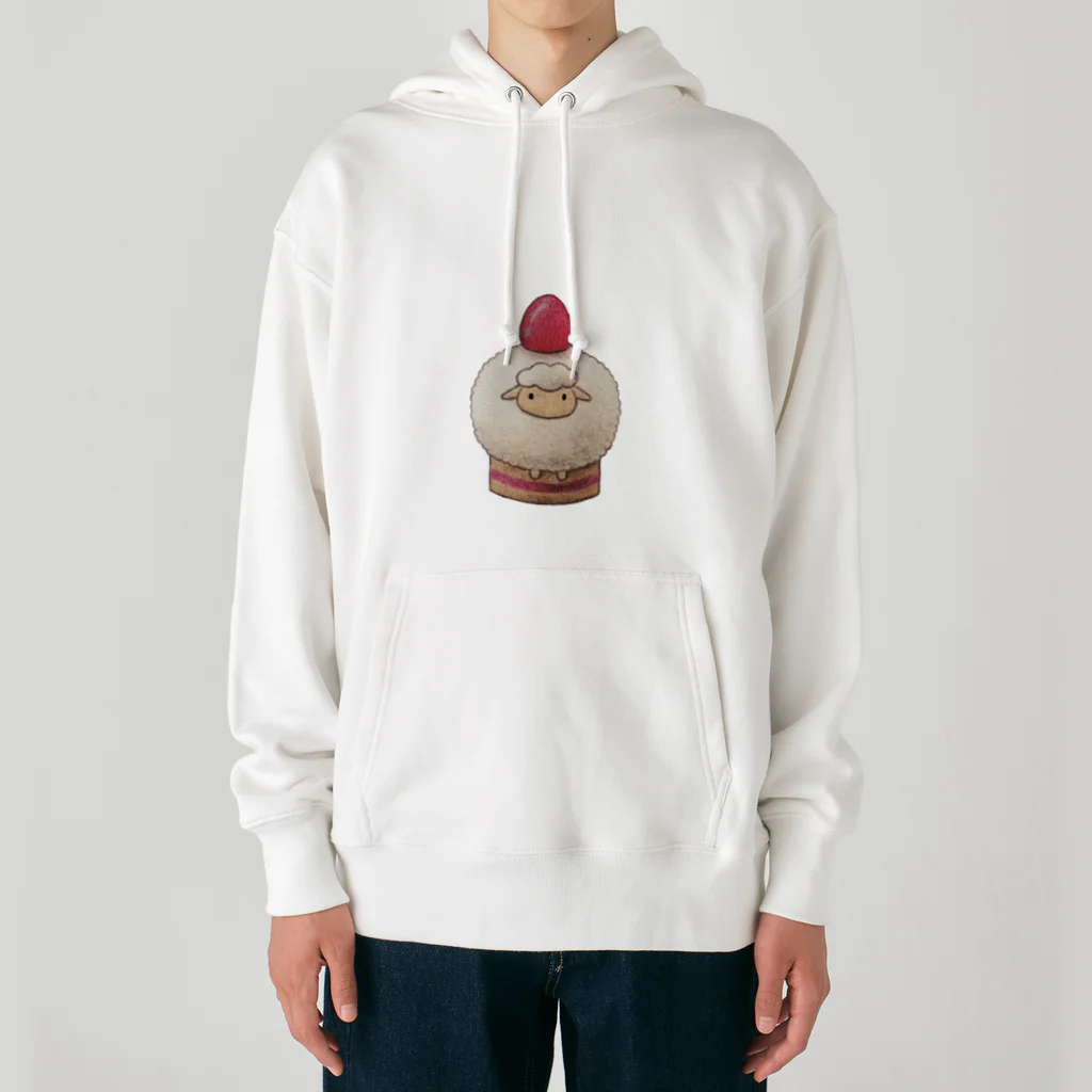 ひつじ好きのみそうギャラリーのショートケーキひつじ Heavyweight Hoodie