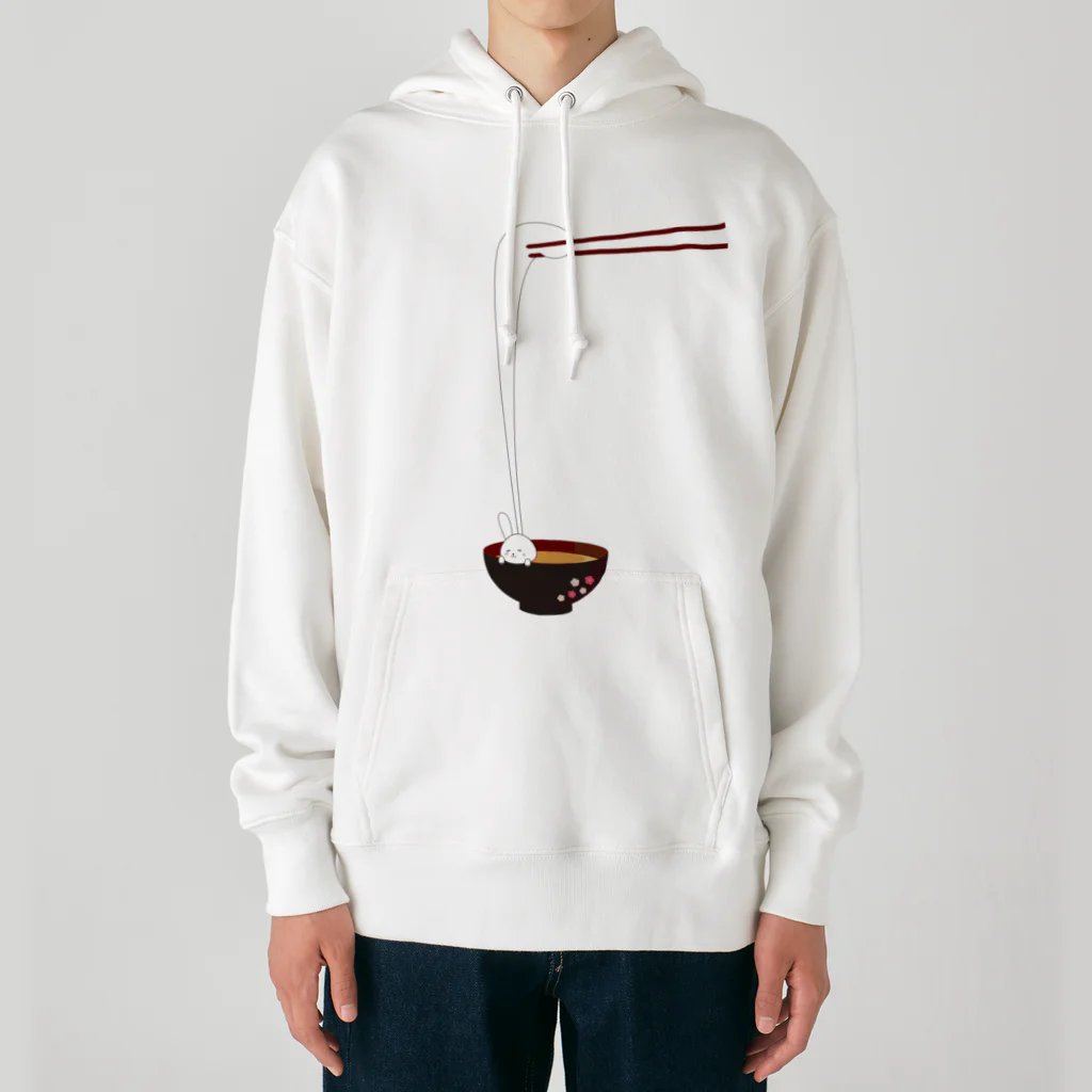 fooooodのうさぎのお雑煮 Heavyweight Hoodie