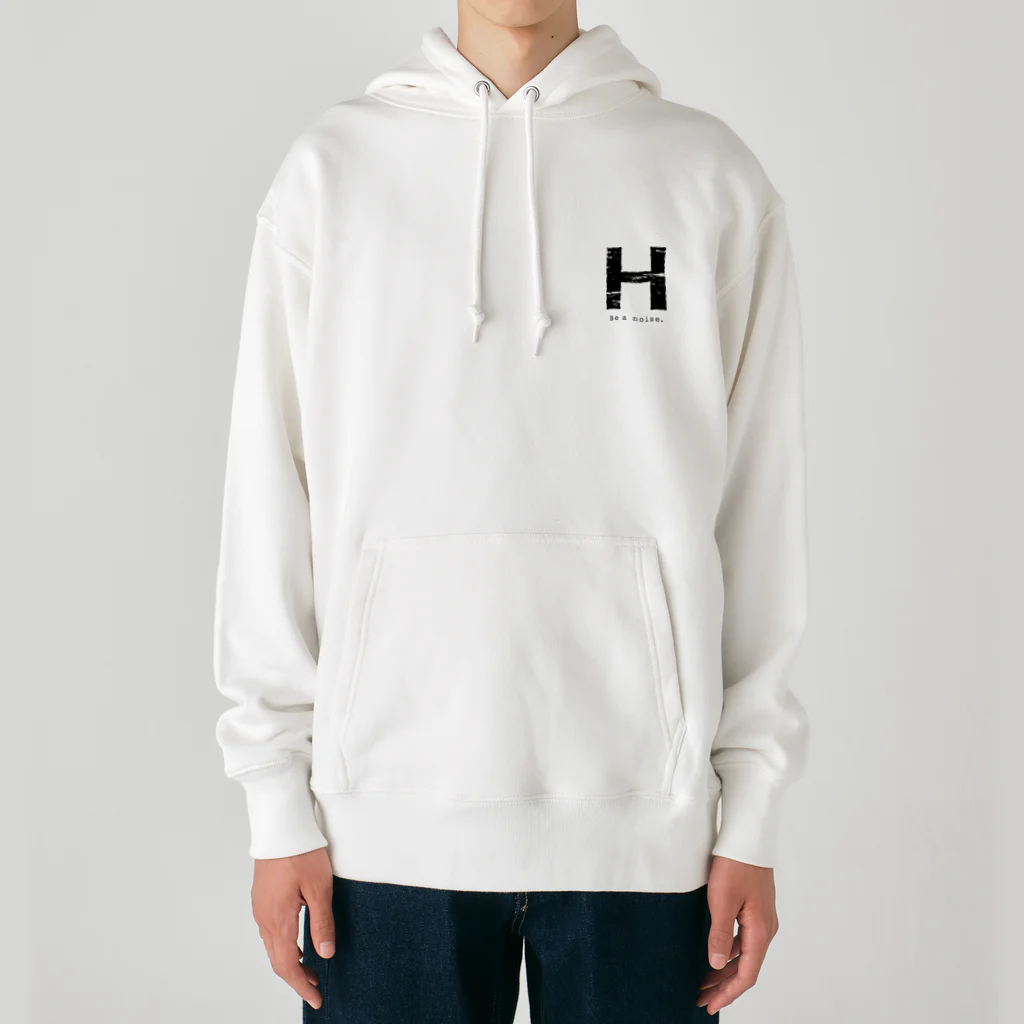 noisie_jpの【H】イニシャル × Be a noise. Heavyweight Hoodie