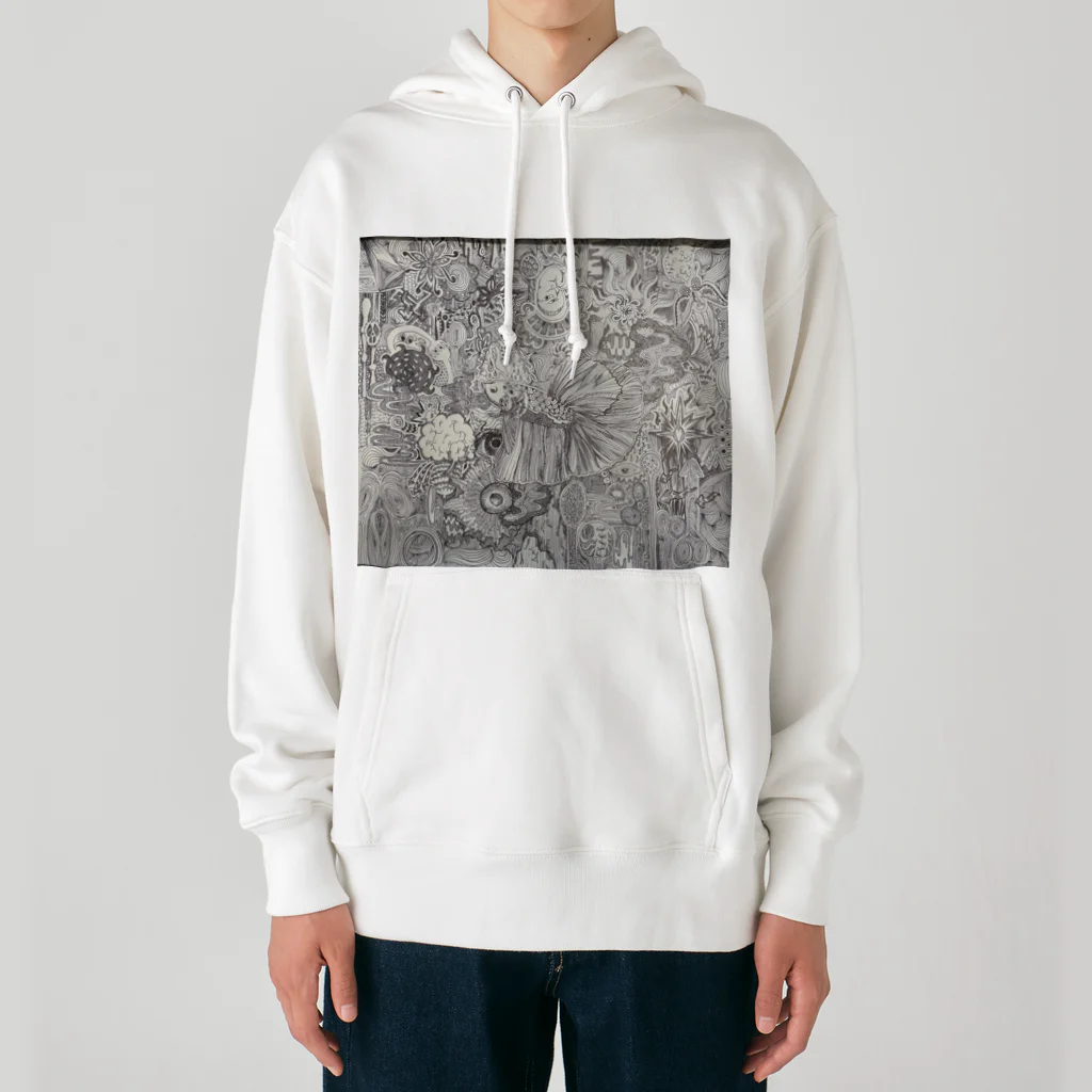 山田の遠吠えの魚の夢 Heavyweight Hoodie