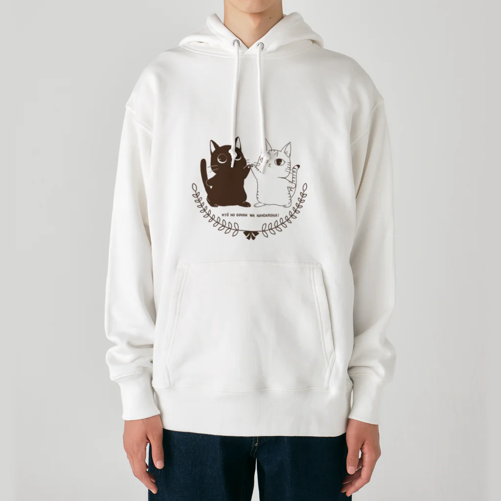 ji_coのクロネコとキジトラ Heavyweight Hoodie