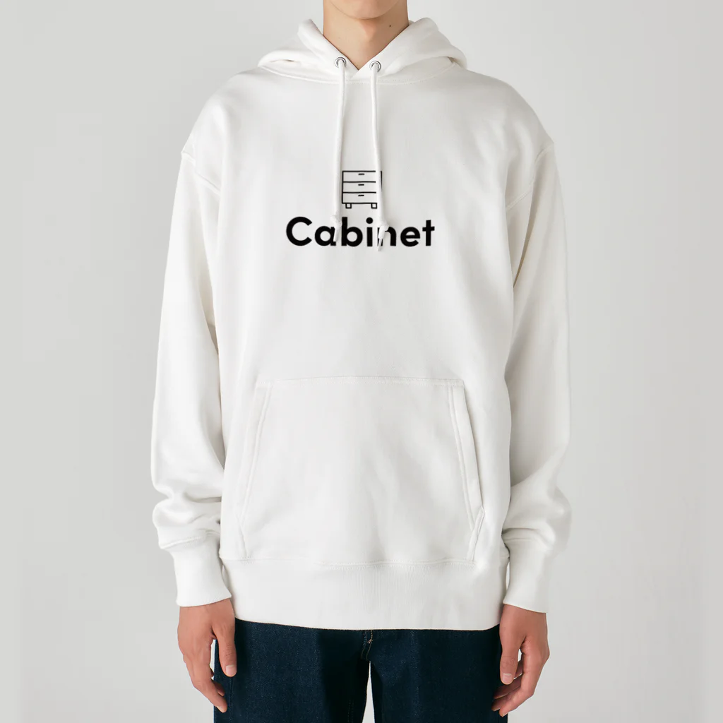cabinetのCabinet　黒ロゴ ヘビーウェイトパーカー