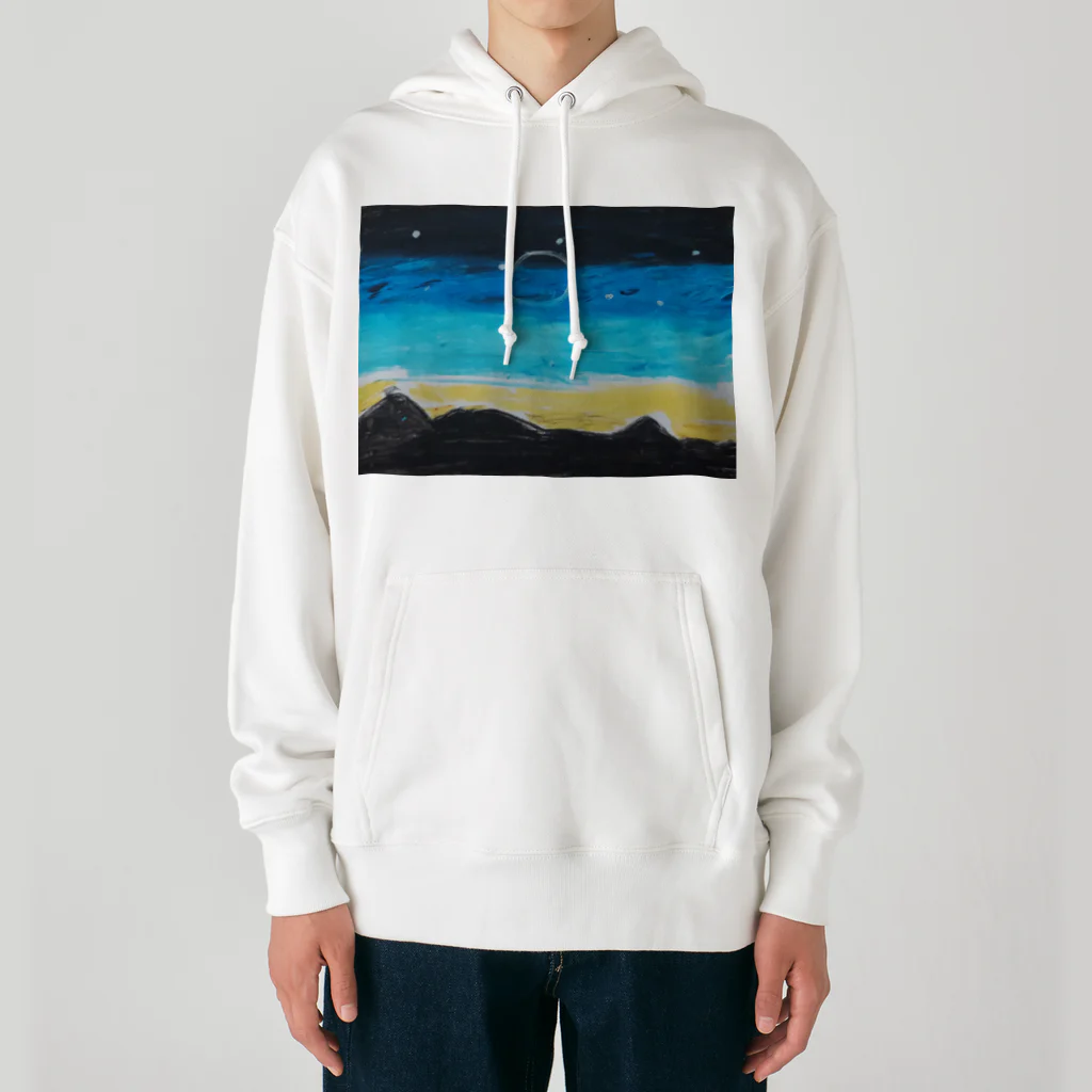 みつまめこshopの山を照らす光 Heavyweight Hoodie