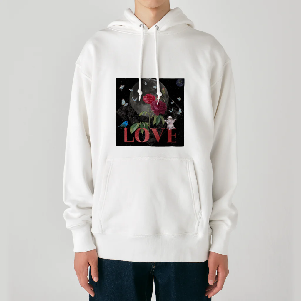 manamjのLOVE Heavyweight Hoodie