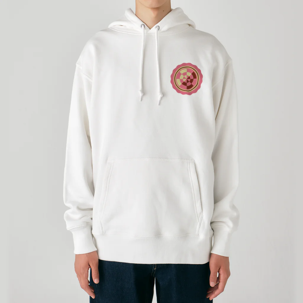 ハナドリカ SUZURI店の花の形の板チョコ(苺) Heavyweight Hoodie