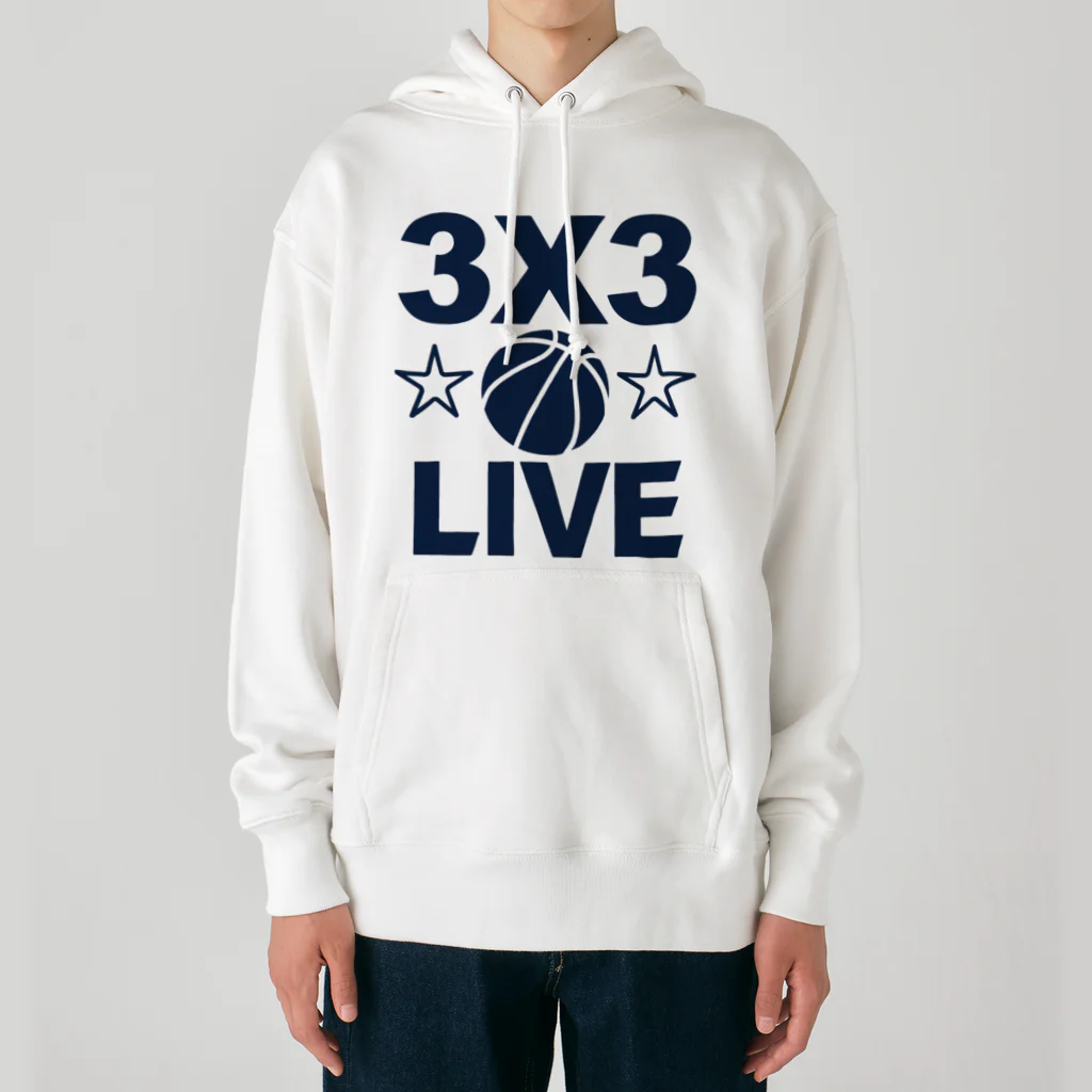 sports_tower スポーツタワーの3x3・スリーエックススリー・3人制バスケ・Tシャツ・アイテム・グッズ・ストリートバスケ・バスケットボール・スピーディーなバスケ・1試合10分間の21点ノックアウト・スポーツ・有望 ヘビーウェイトパーカー