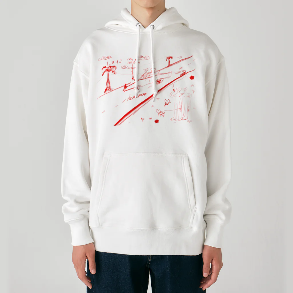 S2kun ハートくん SHOPのハートくんlife Heavyweight Hoodie