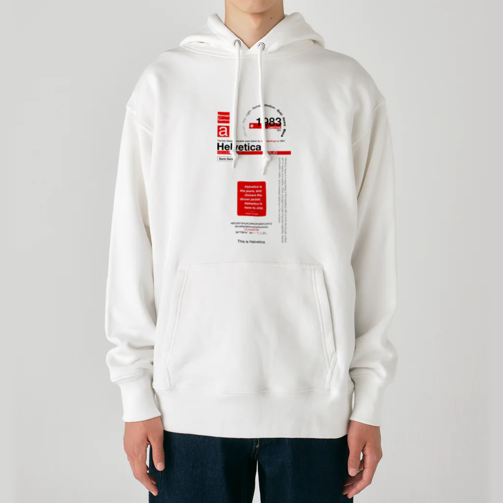 No.30_DesignWorks typographyのHelvetica Neue LT Std - Typography Design Heavyweight Hoodie