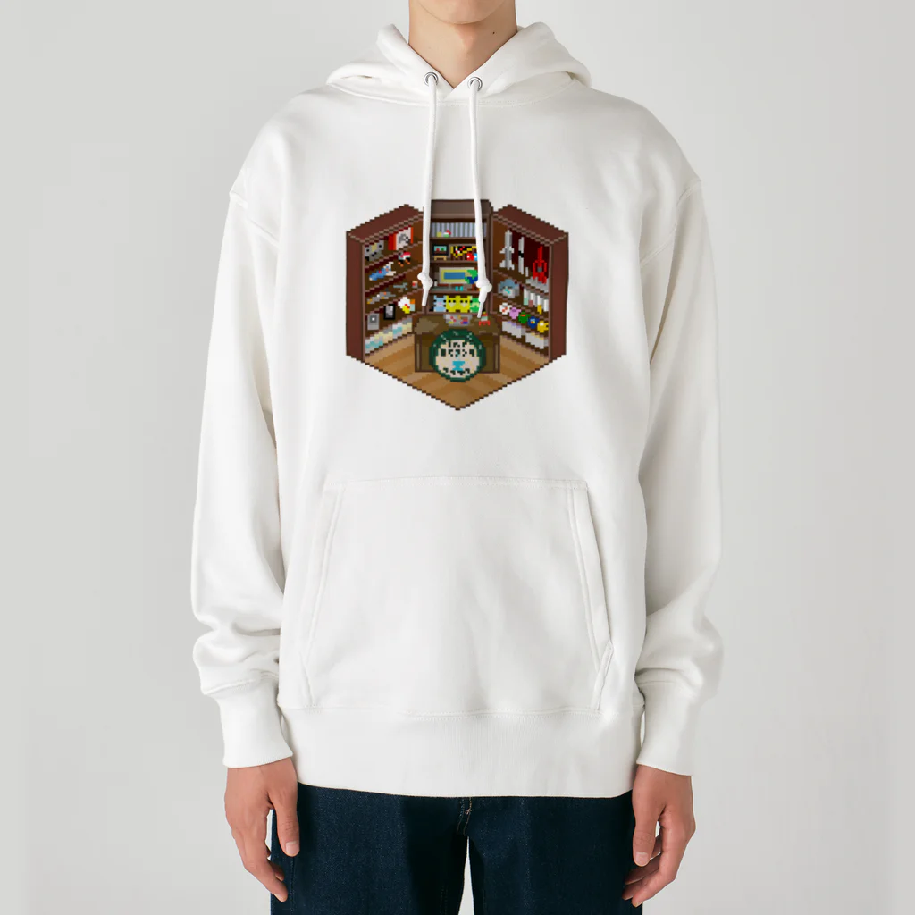 脱サラ賢者タカの岡田斗司夫ゼミスタジオ風なピクセルルームTシャツ Heavyweight Hoodie