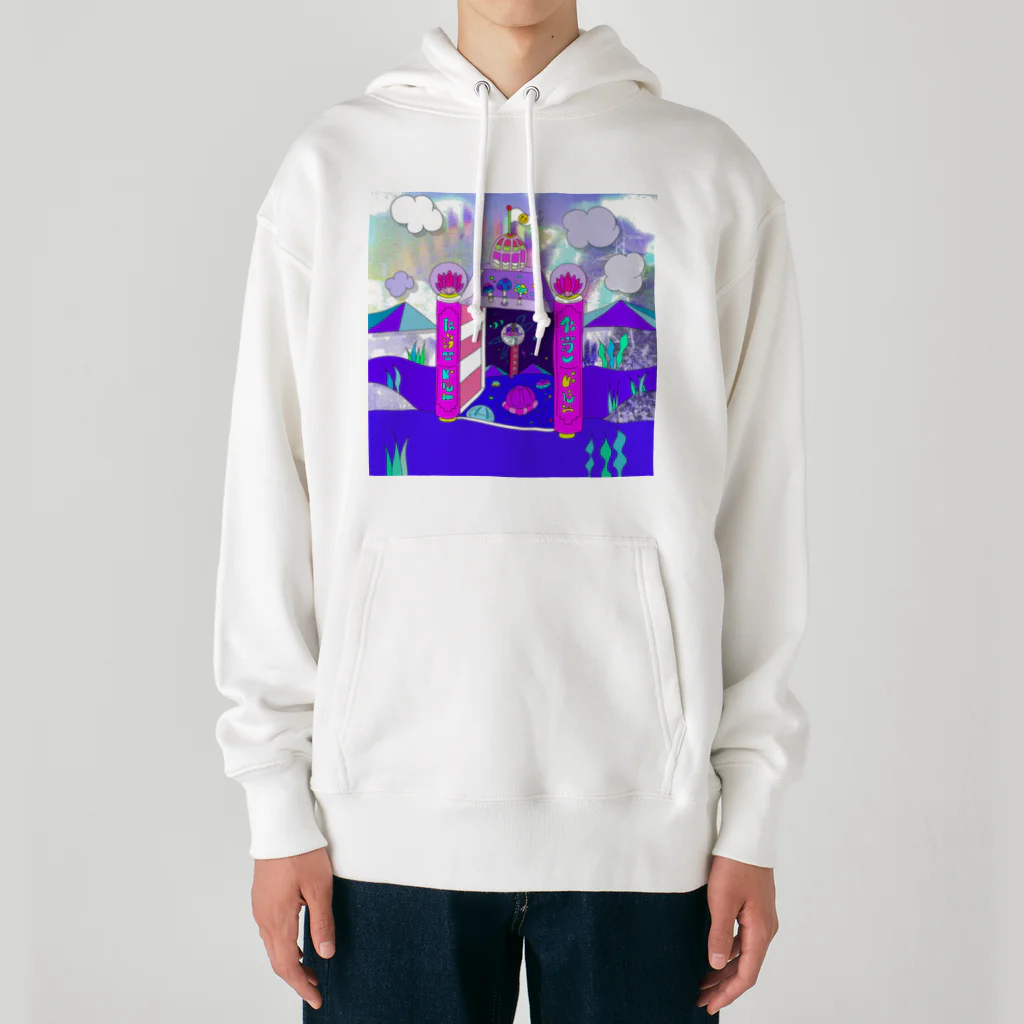 宇宙キャンプの宇宙エレベーター Heavyweight Hoodie