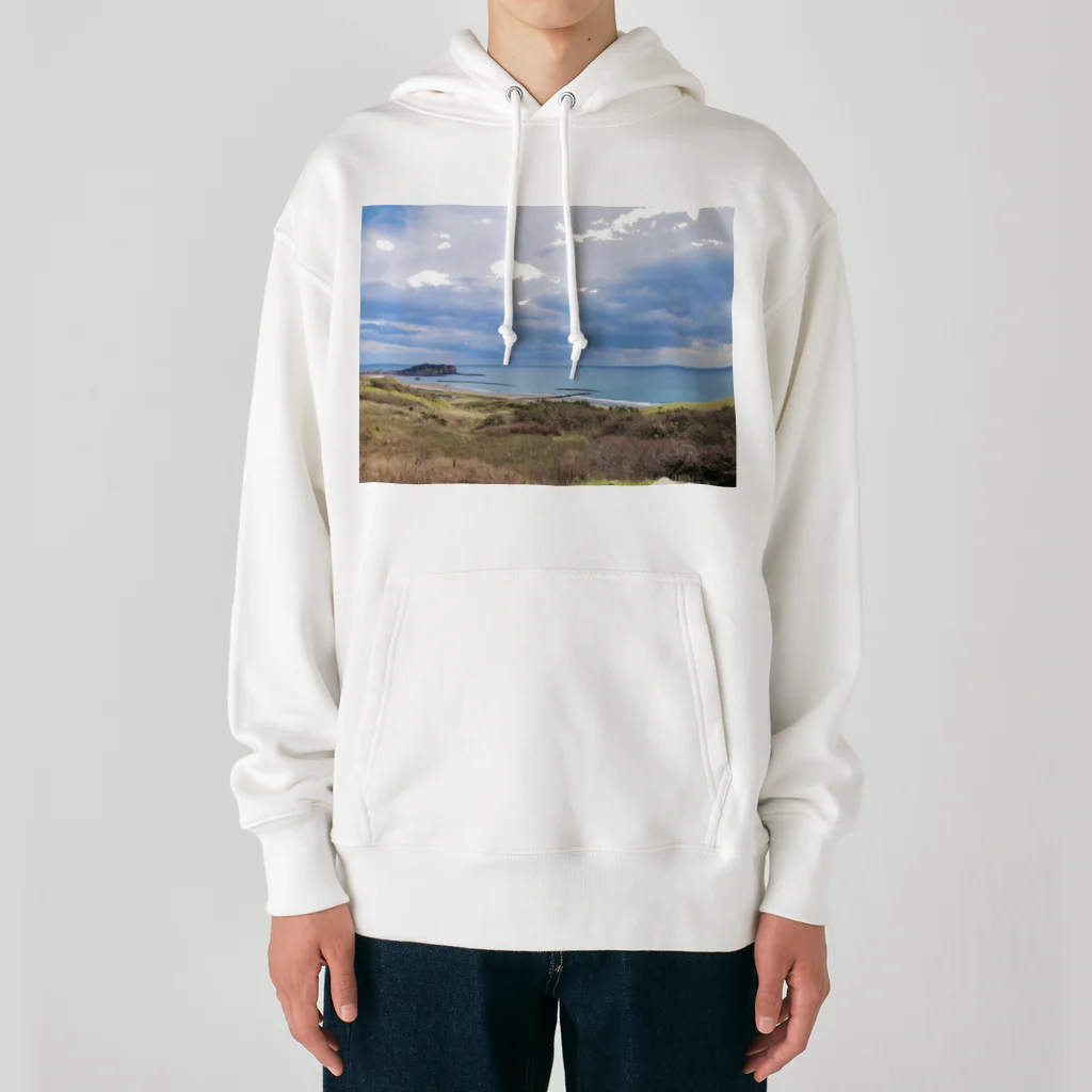 あべこのお店 の北海道の海 Heavyweight Hoodie