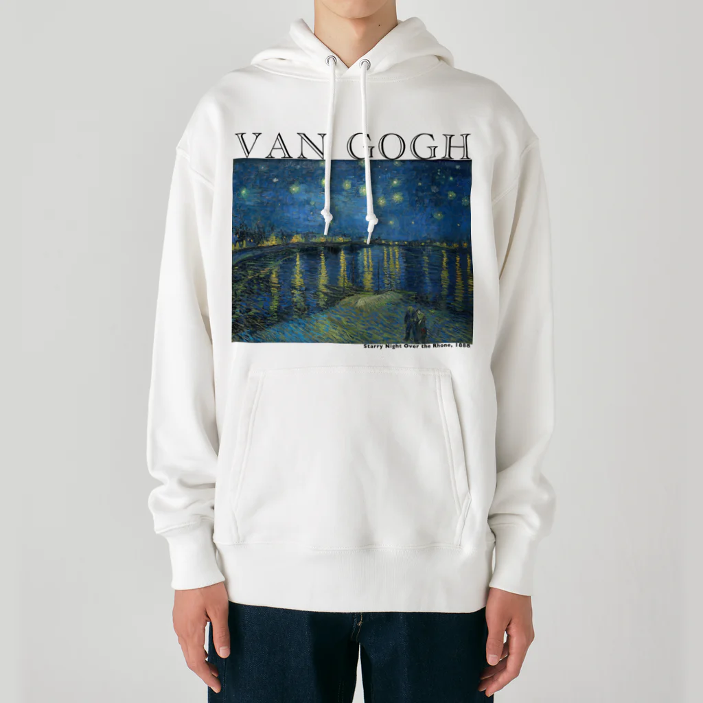 MUGEN ARTのゴッホ　ローヌ川の星月夜　Van Gogh / Starry Night Over the Rhône  Heavyweight Hoodie