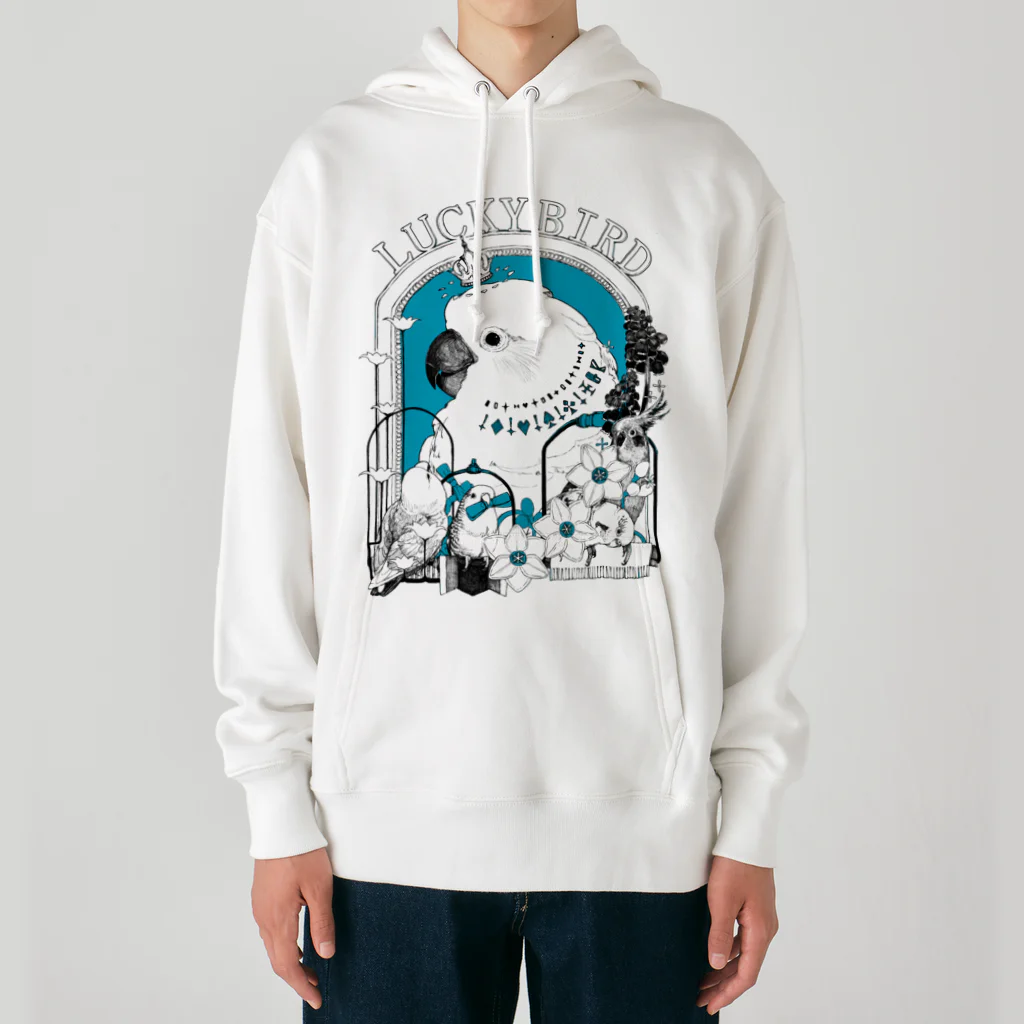 ろう飼い主のLUCKY BIRD Heavyweight Hoodie