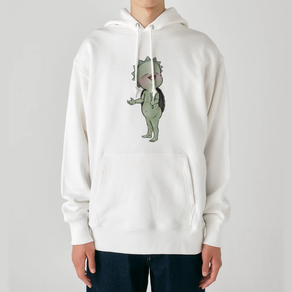 メイプル楓／イラストレーターの【大阪生まれの河童】/ Vol019191 Heavyweight Hoodie