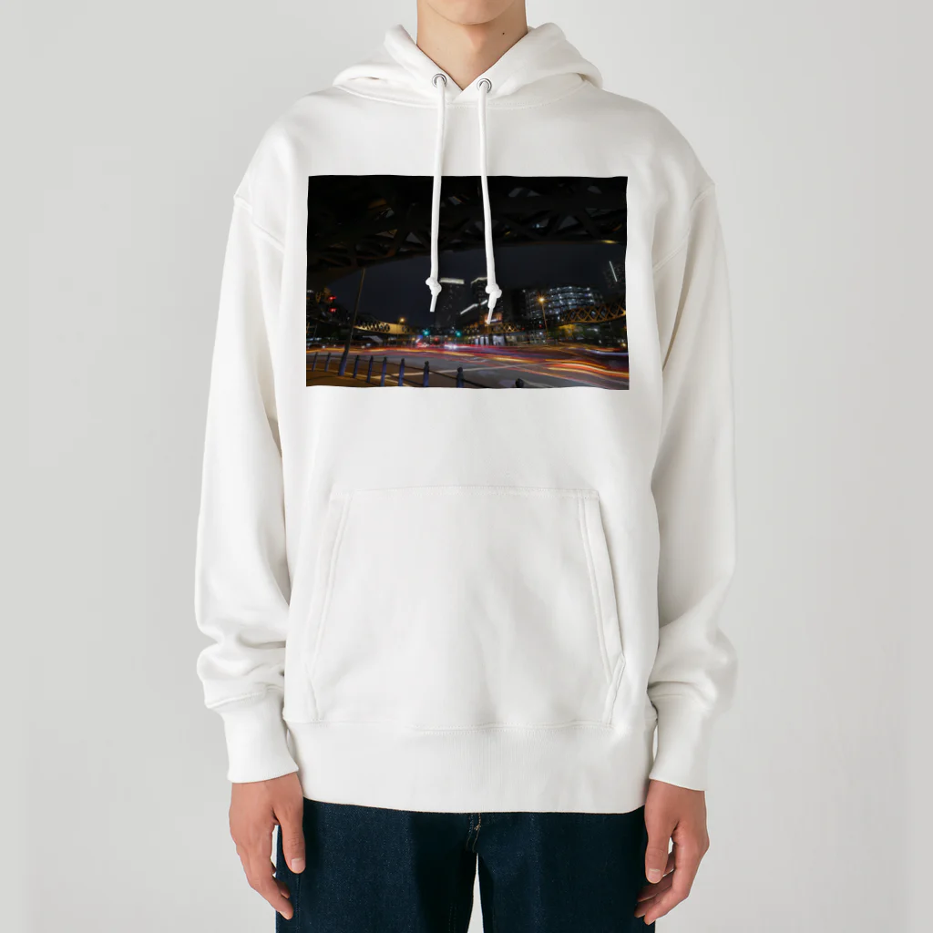 nokkccaの光跡 - Junction Light trail - Heavyweight Hoodie