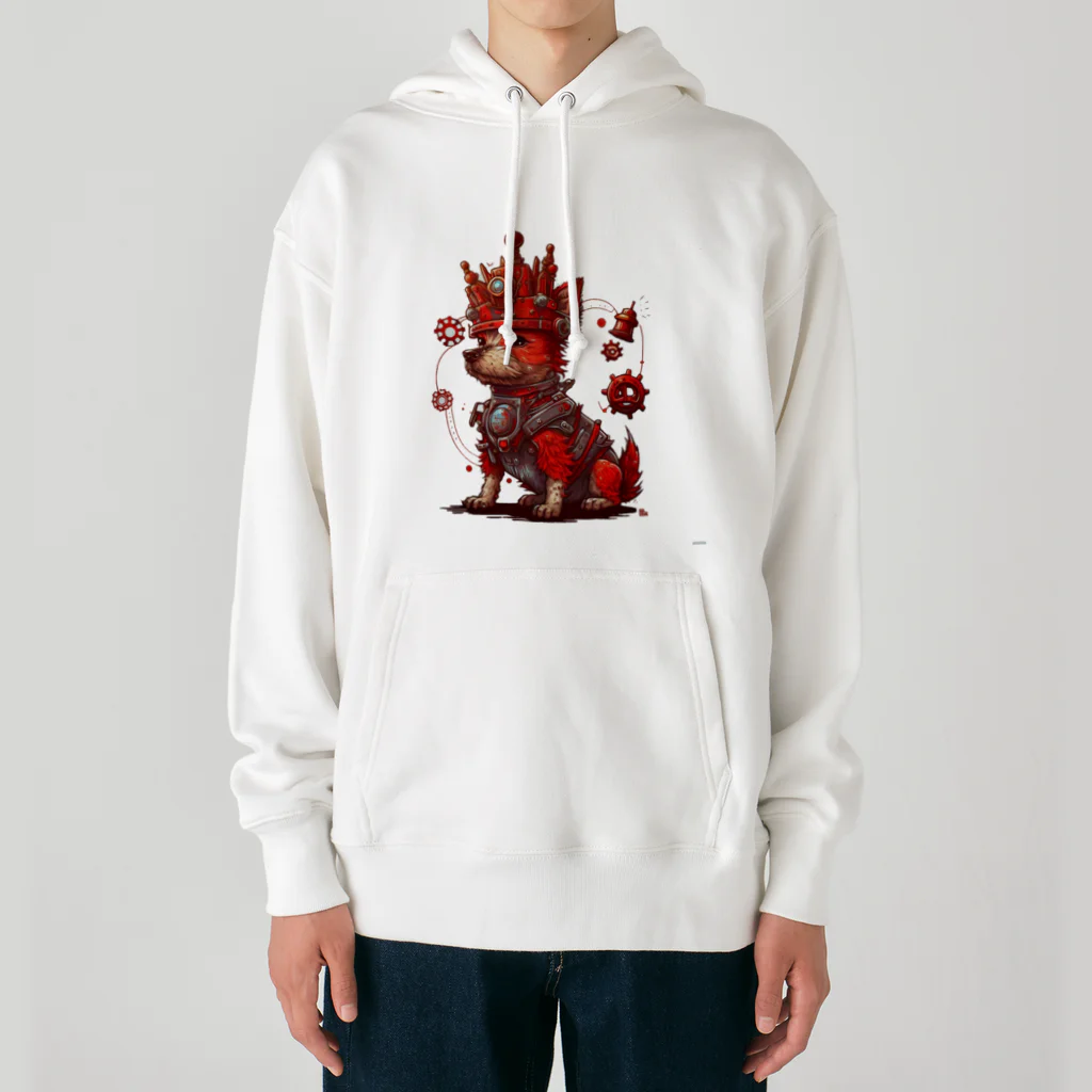 AliceDesignLab.のSteampunk Red Dog Heavyweight Hoodie