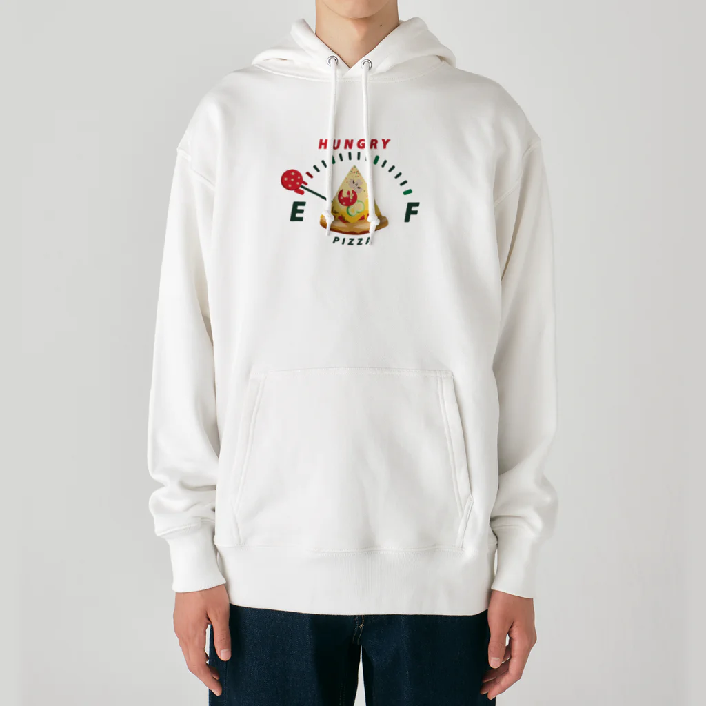 イラスト MONYAAT の腹ペコゲージ　ピザ　A*M Heavyweight Hoodie