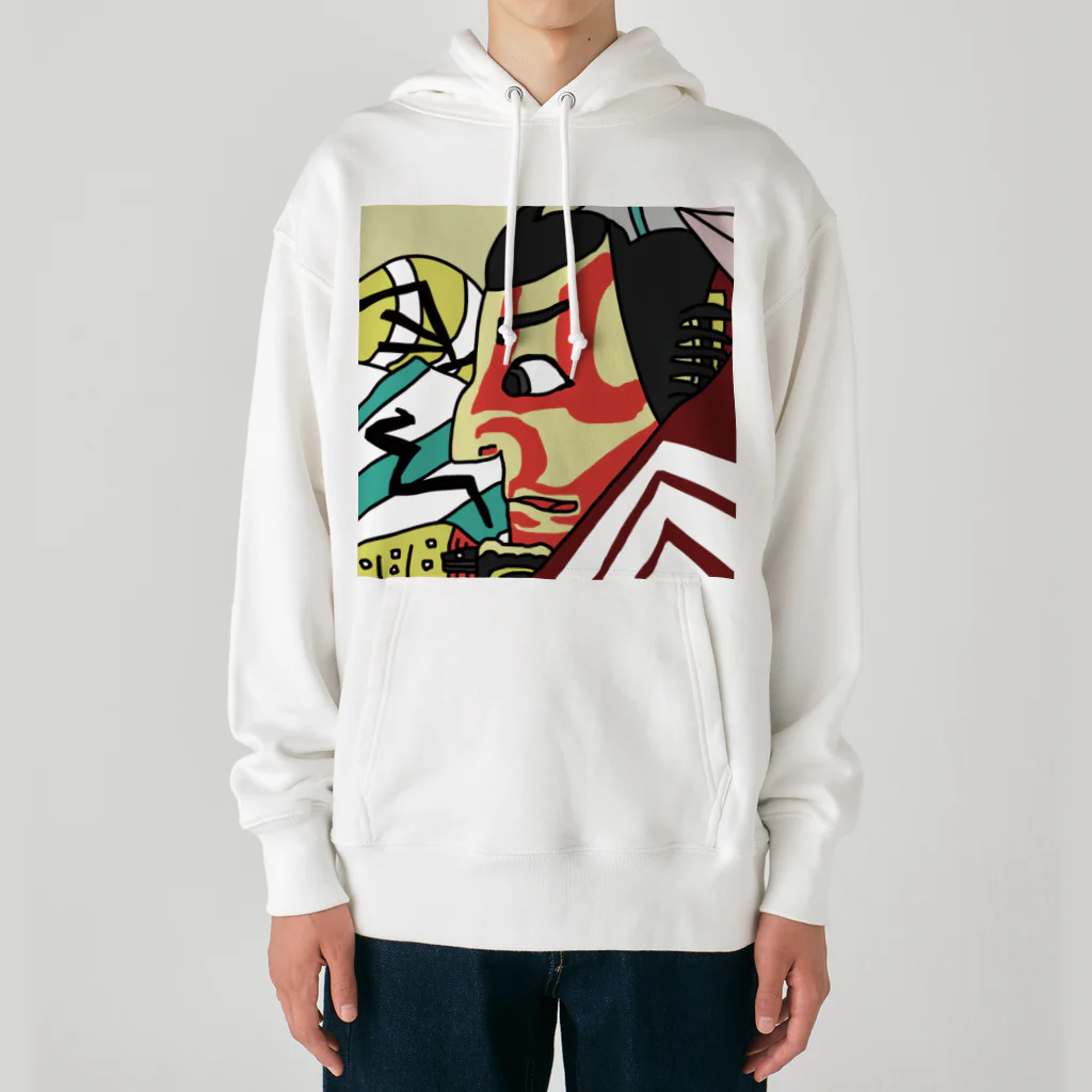 じゃぱにぃずぴぃぽぅの市川鰕蔵の碓井の荒太郎定光 Heavyweight Hoodie