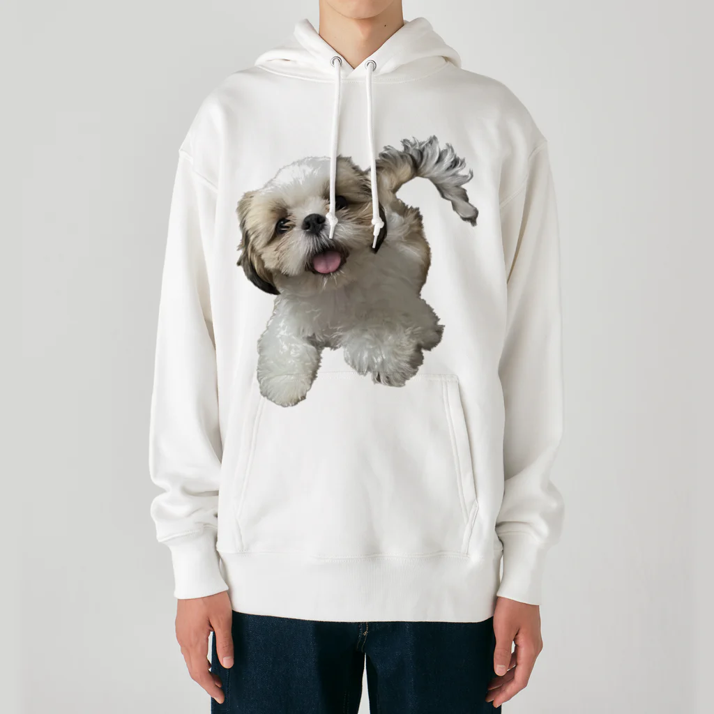 こつきと愛犬の茶々丸の狐月(こつき)の愛犬茶々丸 Heavyweight Hoodie