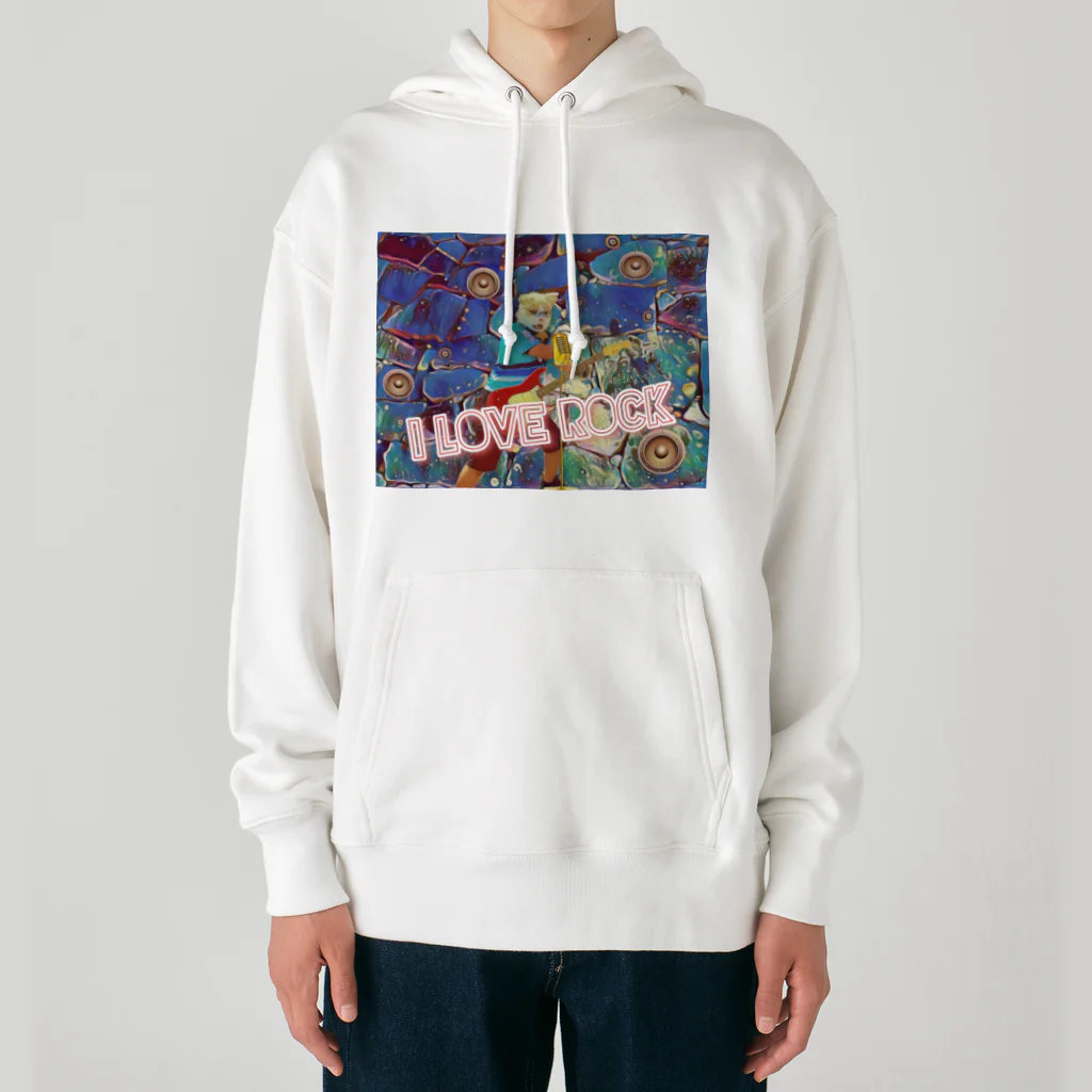 ニャンウィズのニャンウィズ ROCK！ Heavyweight Hoodie