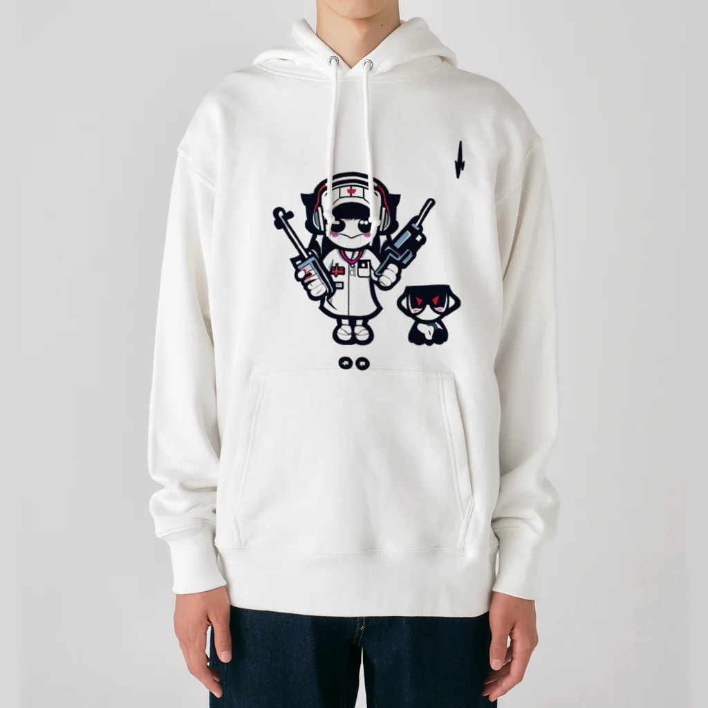 CuteCombatのCuteCombat_nurse(ナース)_ver.002 Heavyweight Hoodie