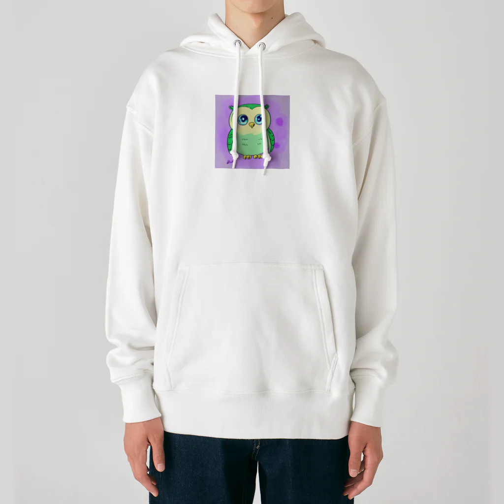 HappyIzuの幸せふくろうグッズ Heavyweight Hoodie