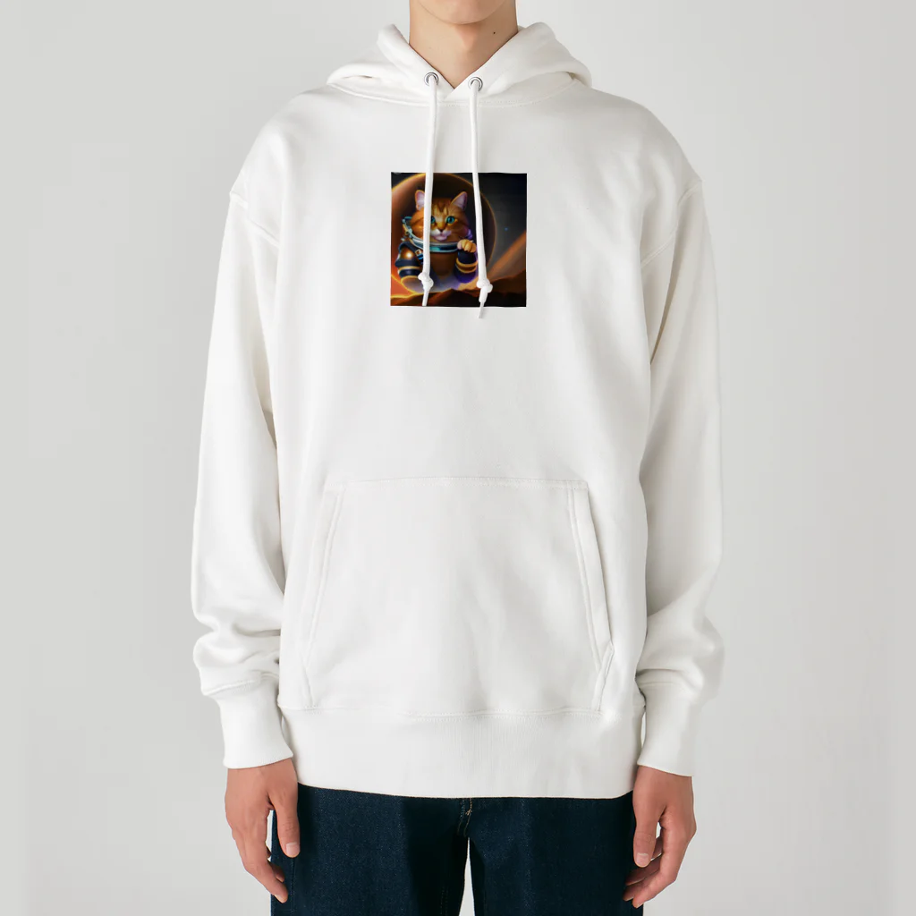 Mzaki_70のspace cat Heavyweight Hoodie