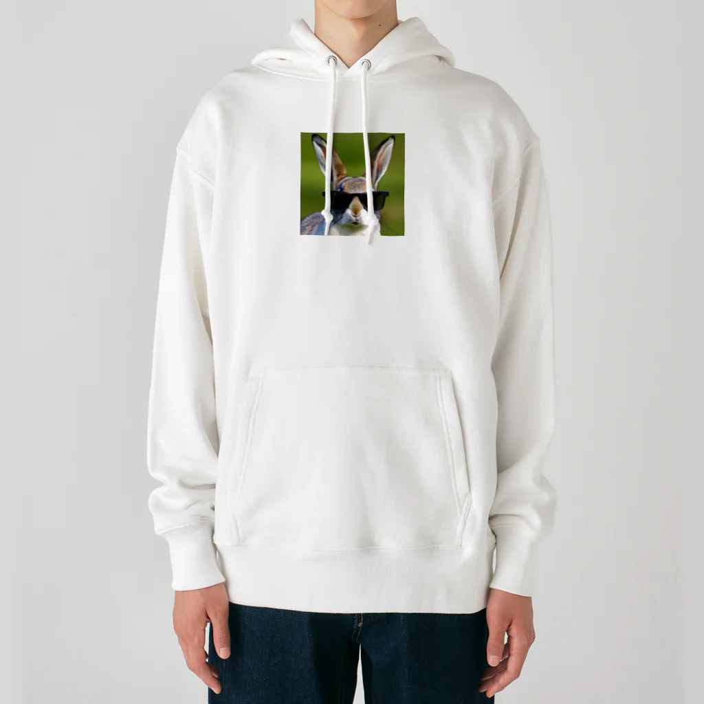 chi___cのカワカッコいい　うさぎ Heavyweight Hoodie