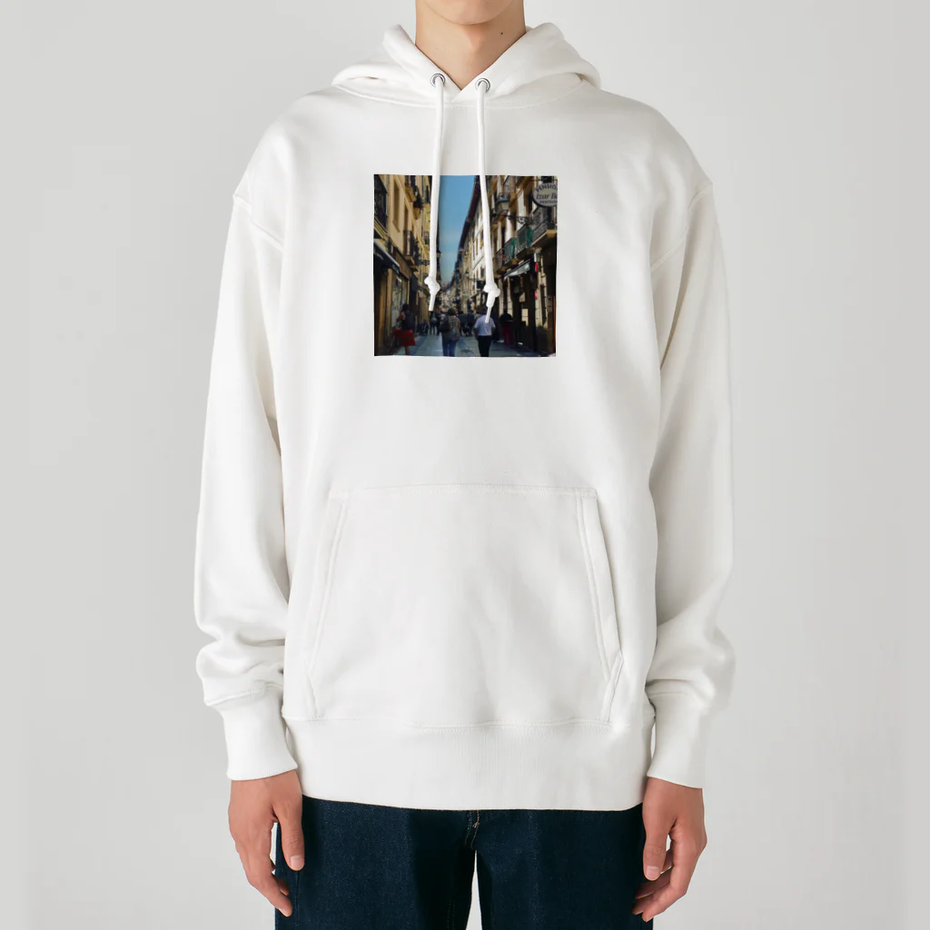 cocineroのバスクのバル　風景 Heavyweight Hoodie