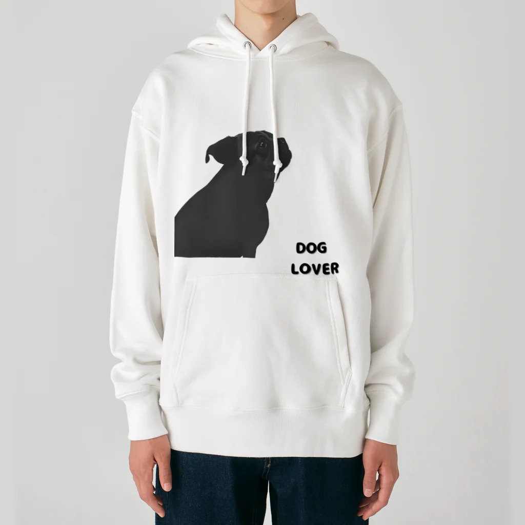 DOG LOVERのDOG LOVER（パグ） Heavyweight Hoodie