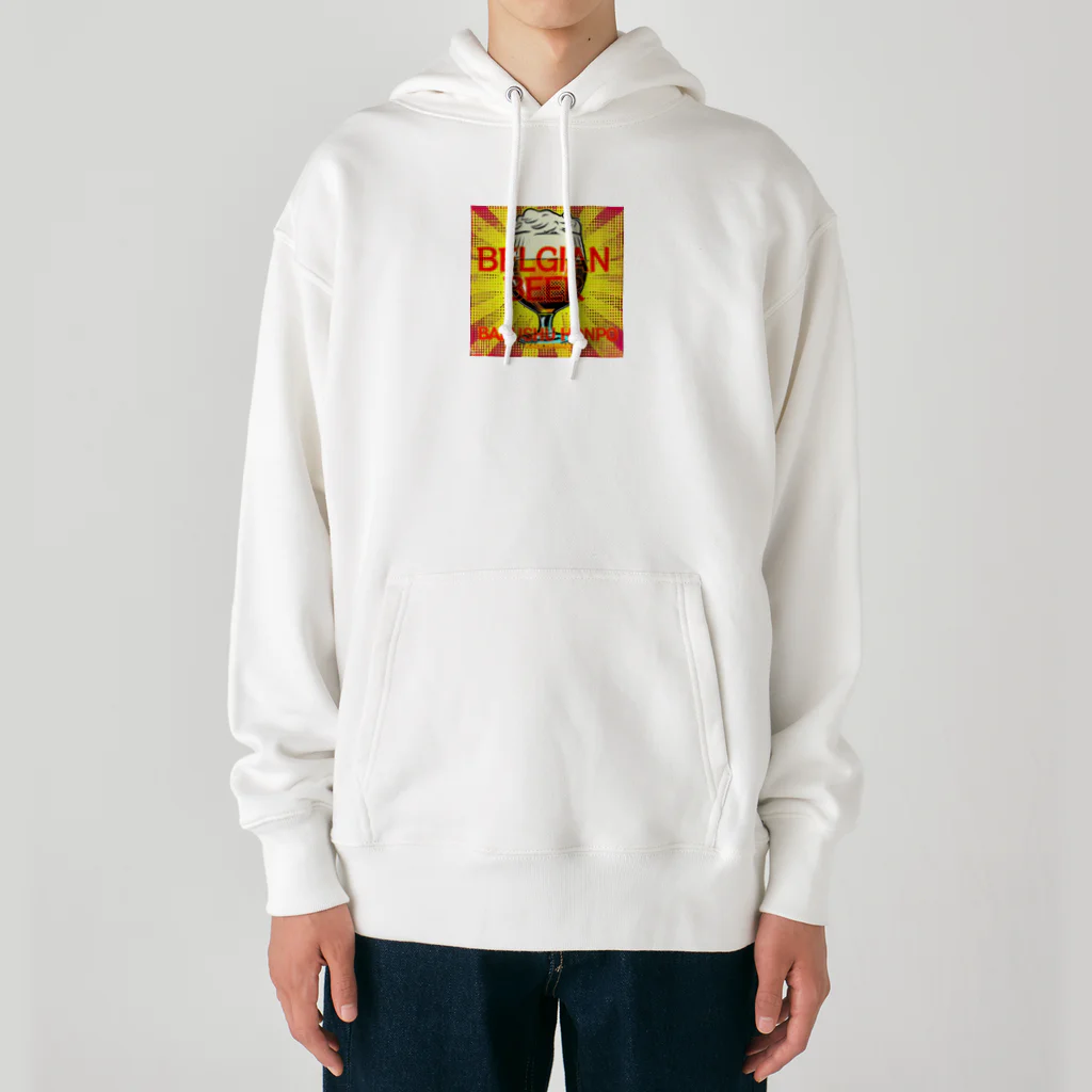 ベルギービールバー麦酒本舗公式グッズのベルギービールゴールデンエール version Heavyweight Hoodie