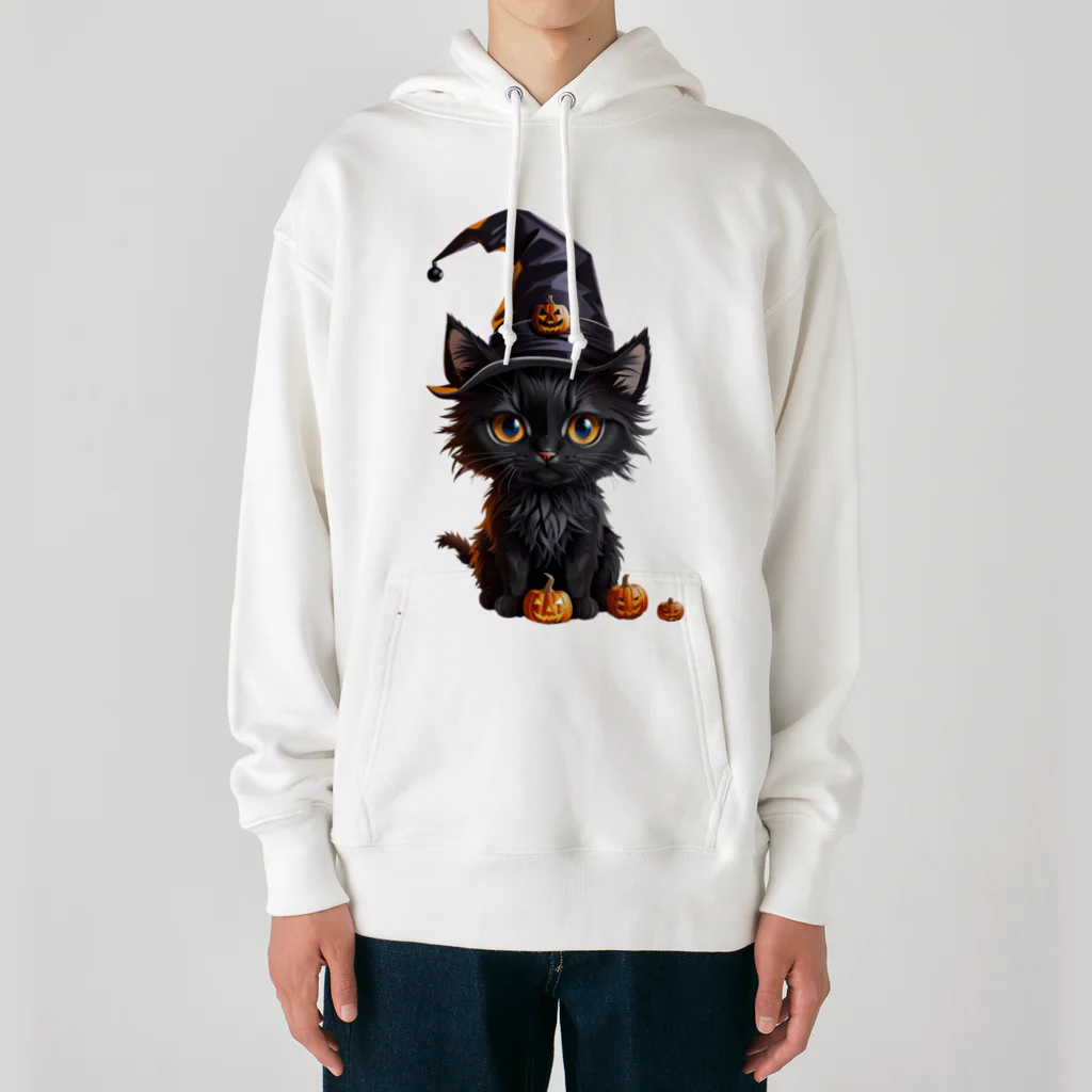 メガグッズの魔女っ子ねこ Heavyweight Hoodie