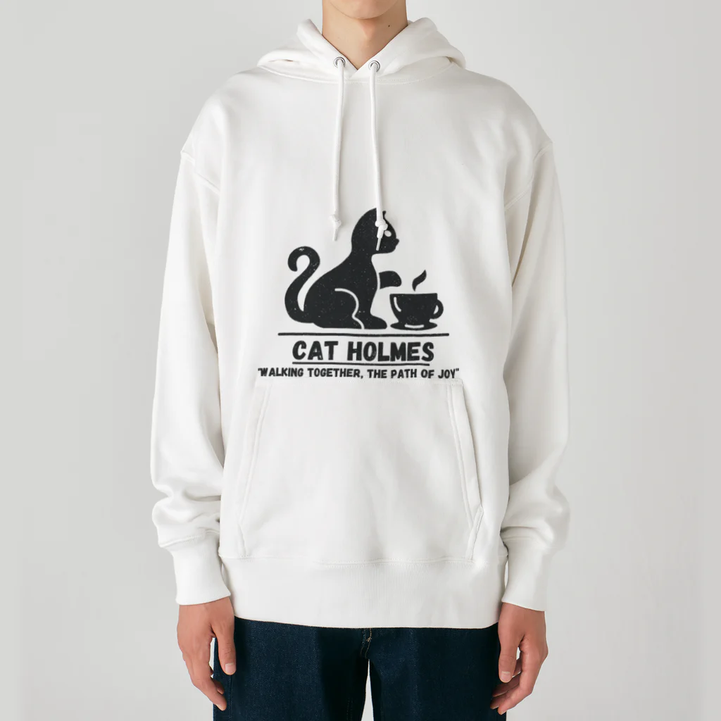  cat Holmesのdaily life at home Heavyweight Hoodie