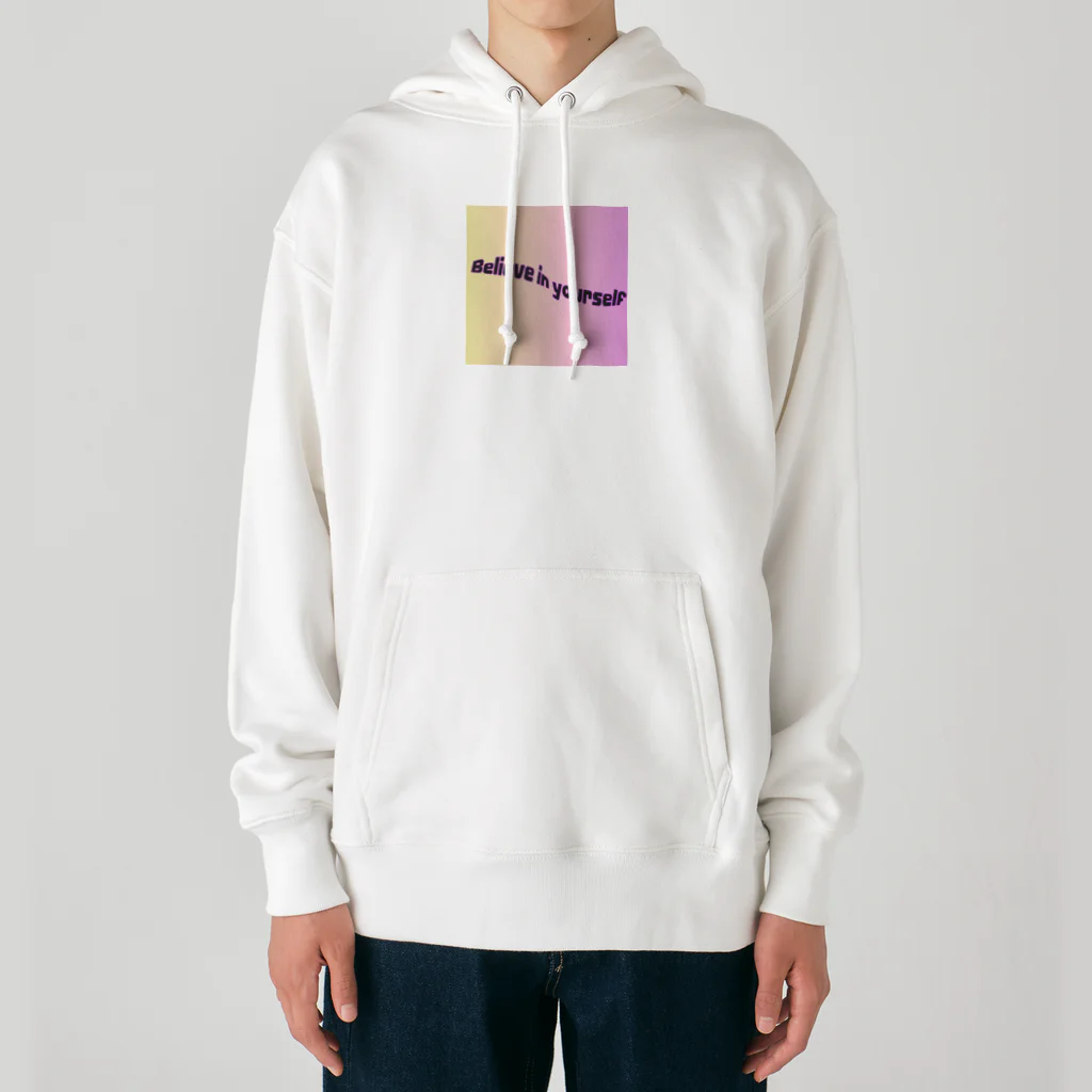 名もなきただの学生?の信じることの Heavyweight Hoodie