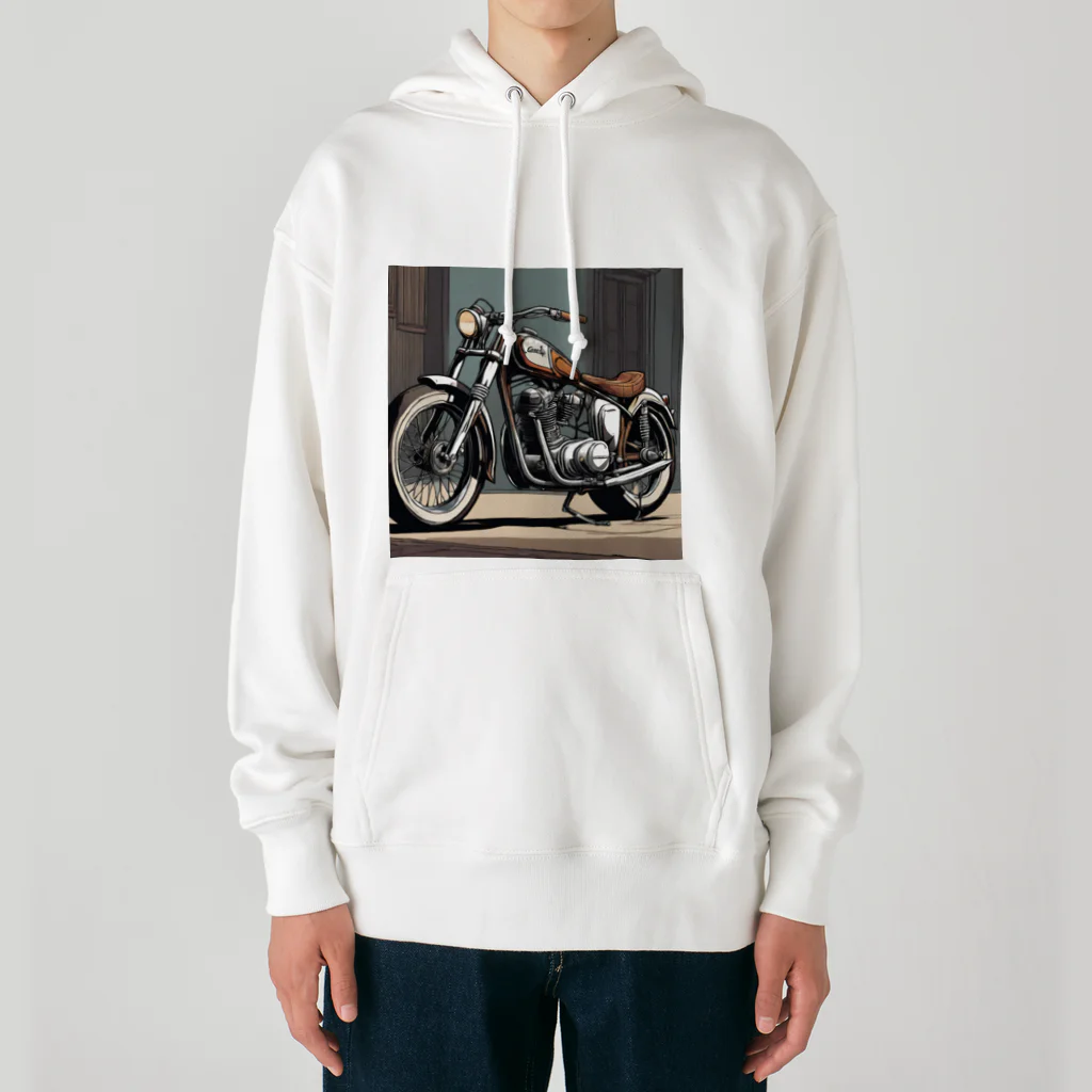 MORIXのクラッシクなバイクのグッツ Heavyweight Hoodie