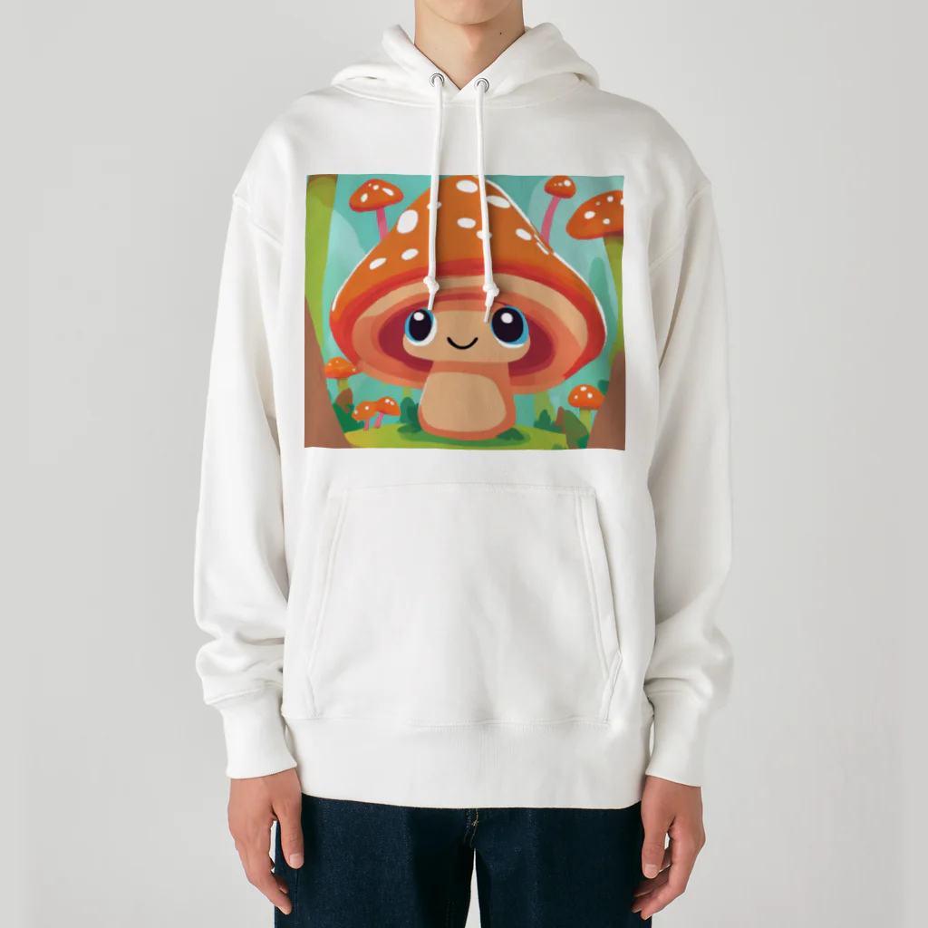 fukuzahのキノコちゃん Heavyweight Hoodie