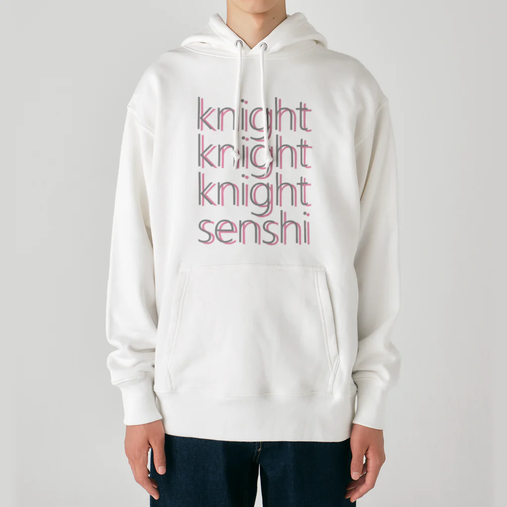 アルカナマイル SUZURI店 (高橋マイル)元ネコマイル店のスリーナイトセンシ(ローマ字ver.) Heavyweight Hoodie