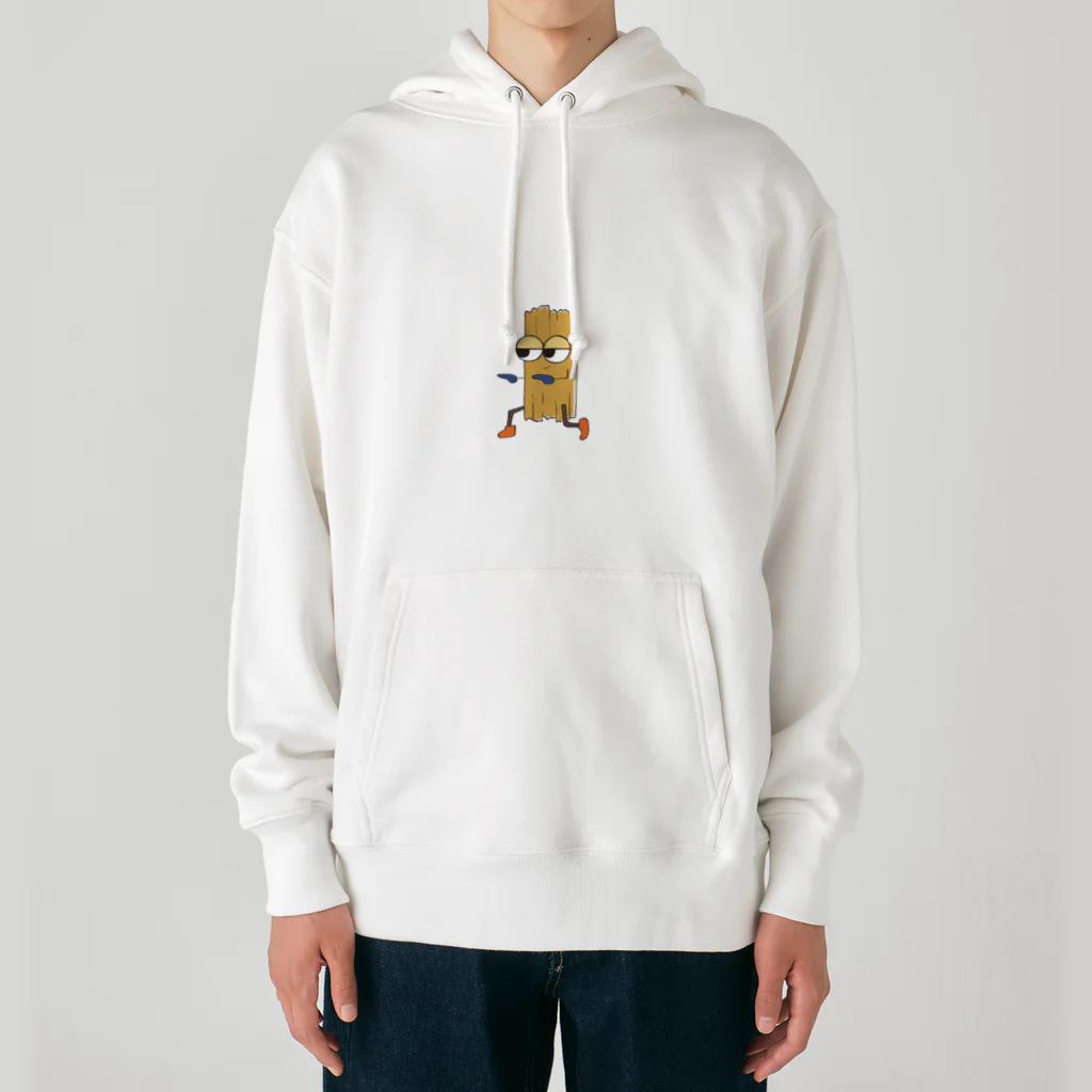 かっぷるぽっと。のおかきくん（白） Heavyweight Hoodie