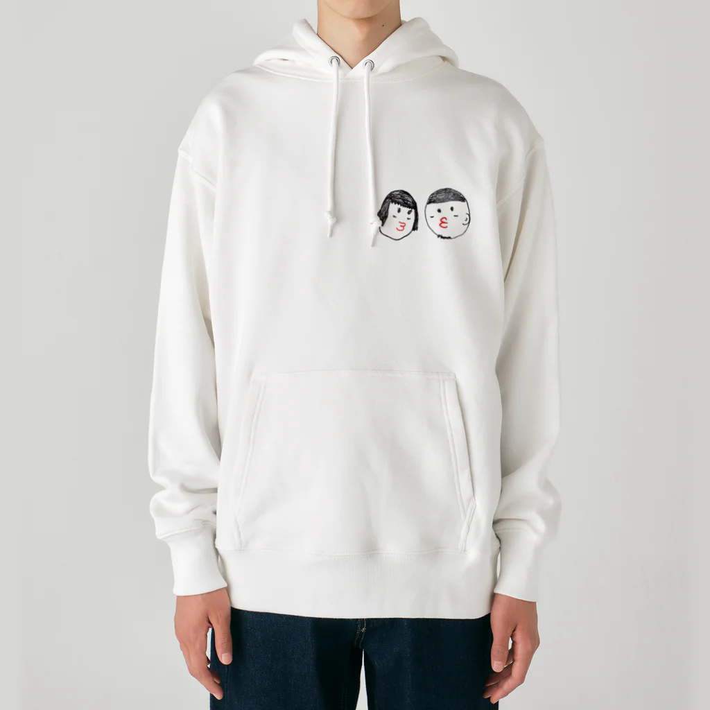 TakuP（たくぴ）のしゅむしゅむ君としゅむしゅむちゃん Heavyweight Hoodie