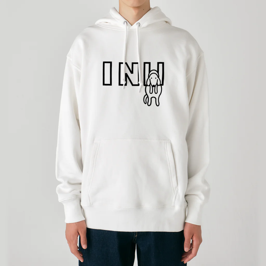 ぽぴーぴぽーの挟まるINU Heavyweight Hoodie