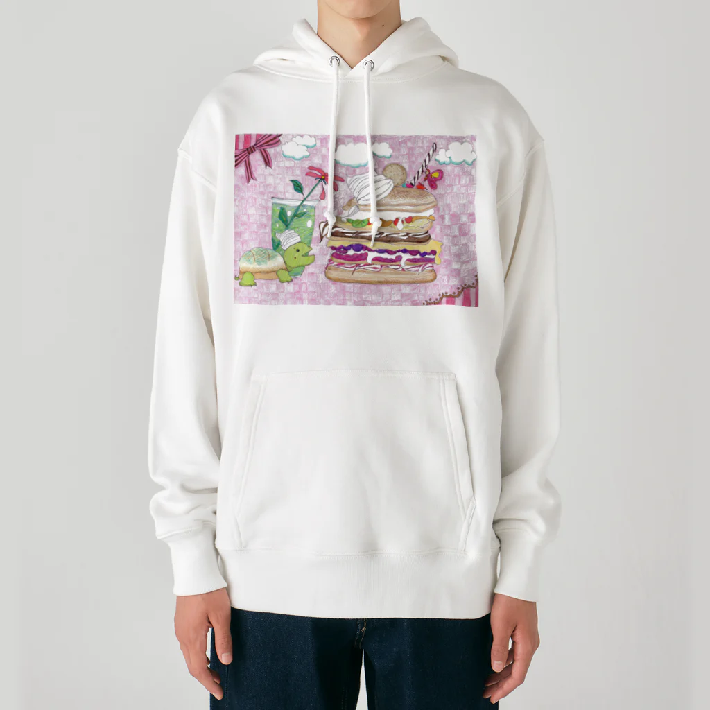 つぎのかめろんぱんけーき Heavyweight Hoodie