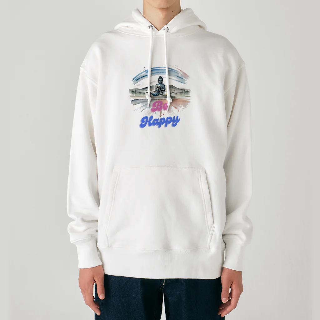 ようこそ　taitaitaro shop へのBe Happy あなたは幸せになる❗️グッズ Heavyweight Hoodie