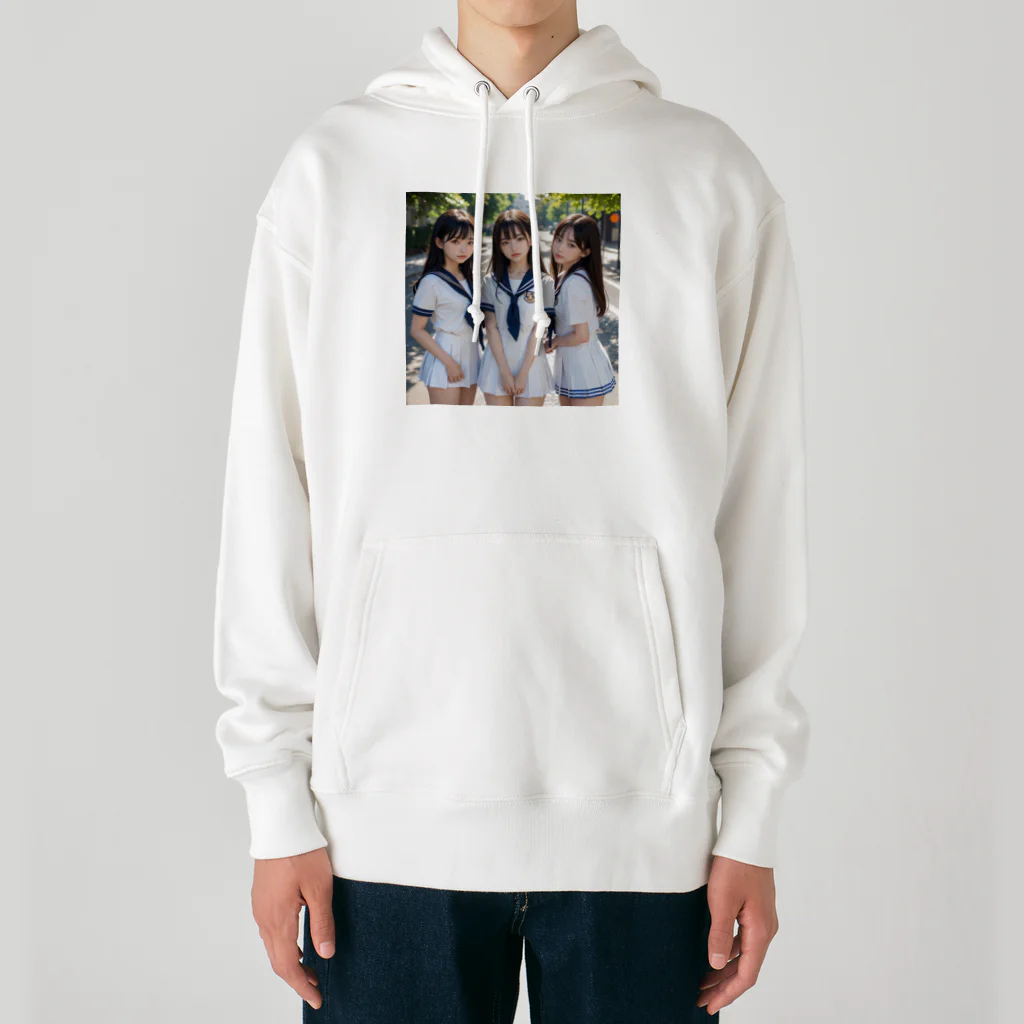 awunのAI美女　 Heavyweight Hoodie